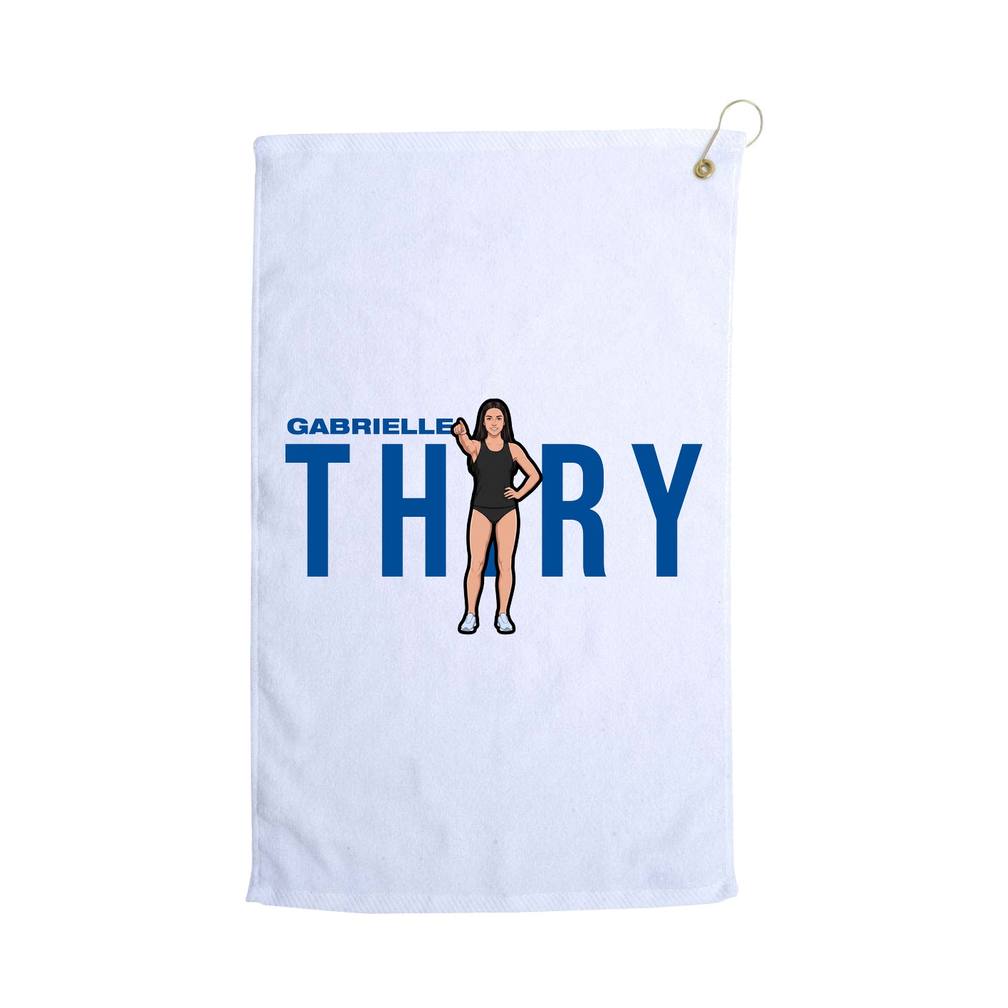Golf Towel — Player Name in White