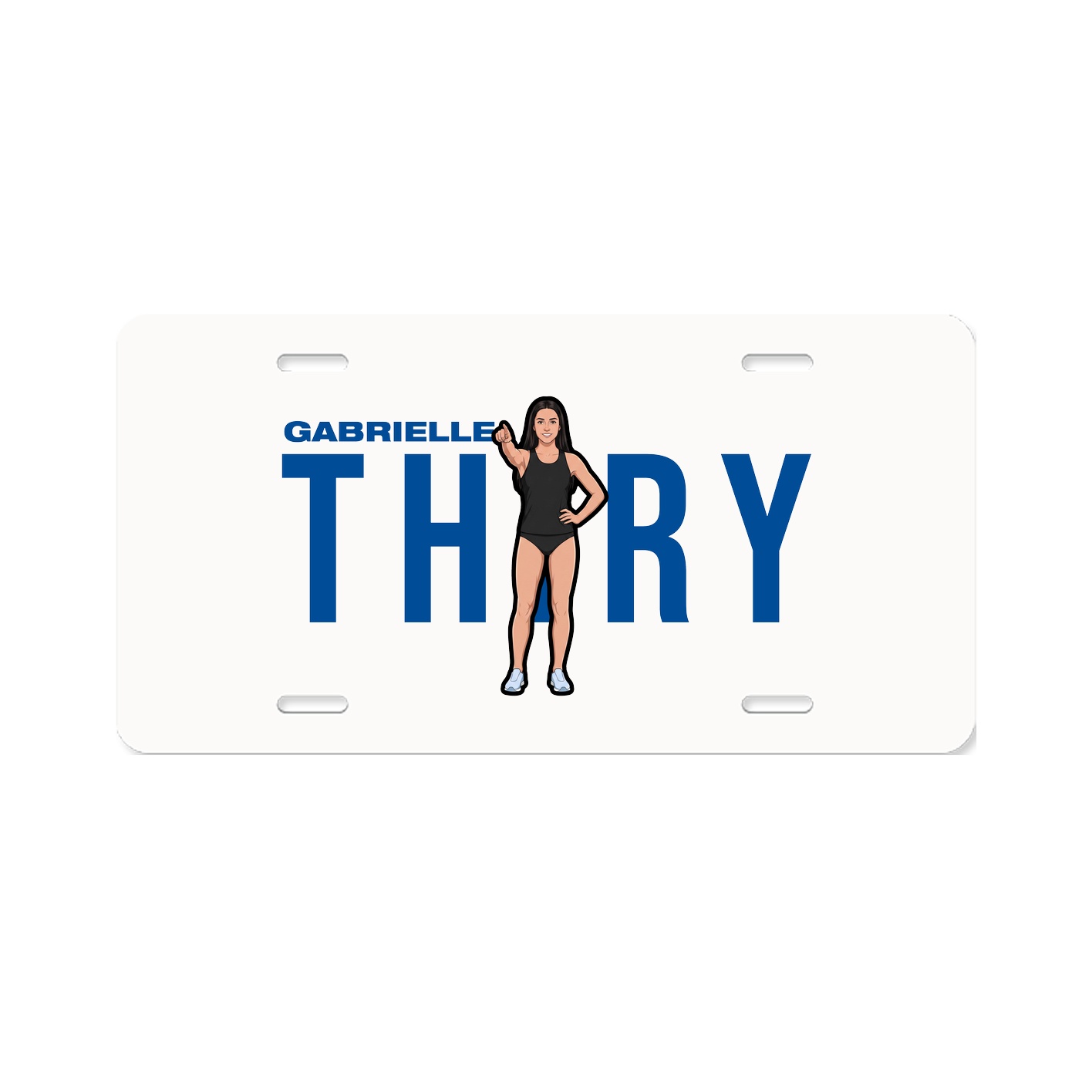 License Plate — Player Name in Classic