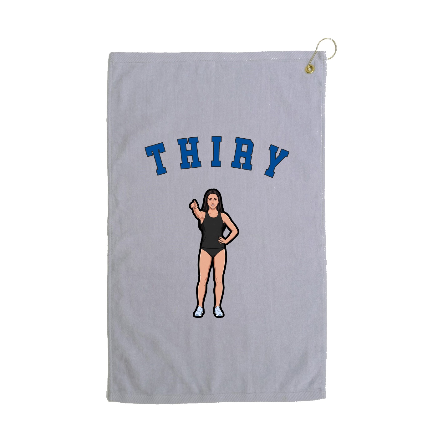 Golf Towel — Shirsey Arch in Grey