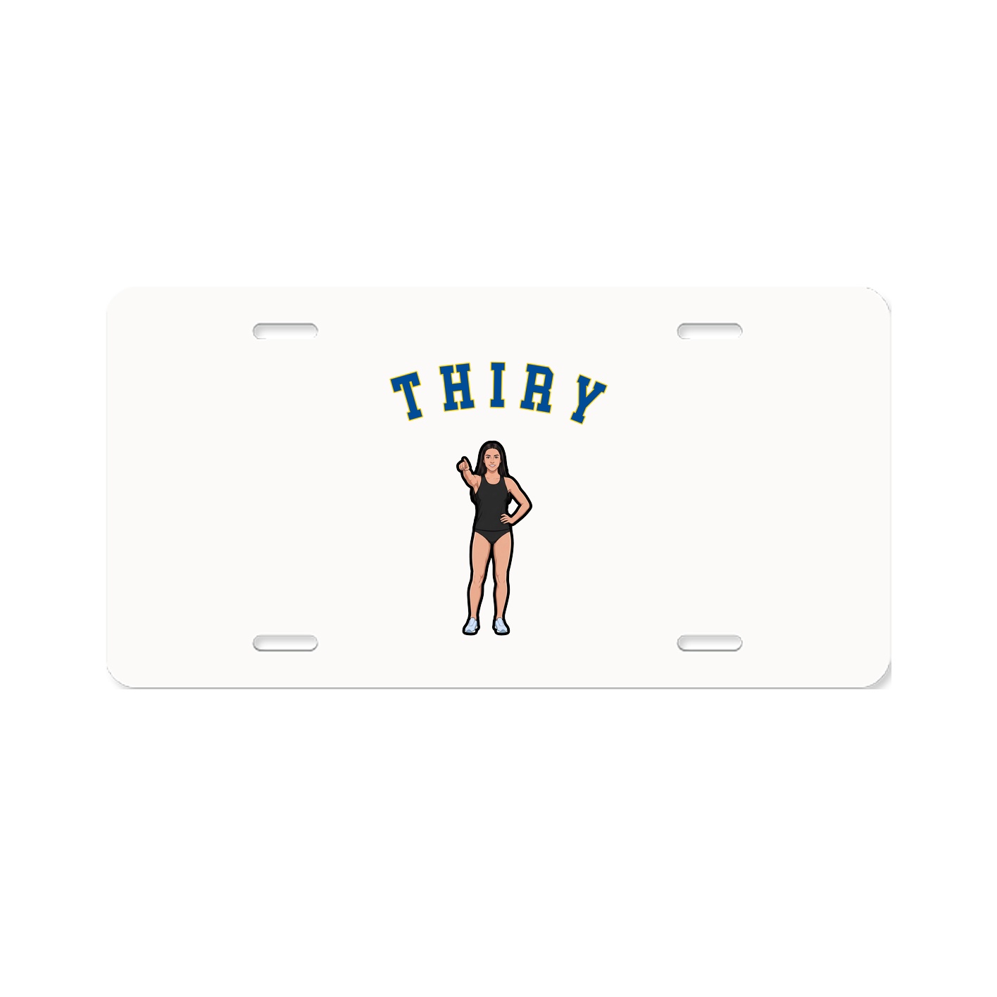 License Plate — Shirsey Arch in Classic
