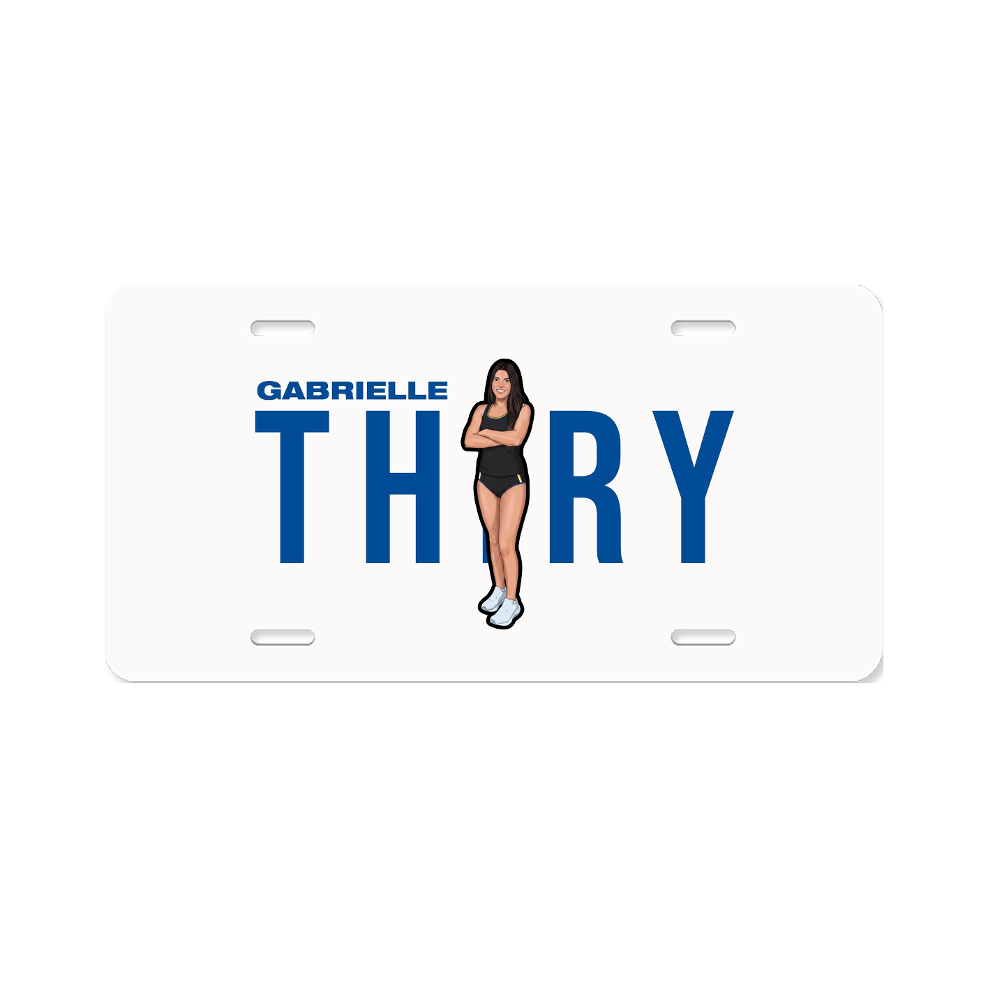 License Plate — Player Name in Classic