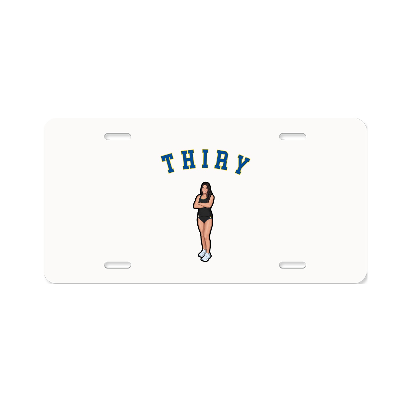 License Plate — Shirsey Arch in Classic
