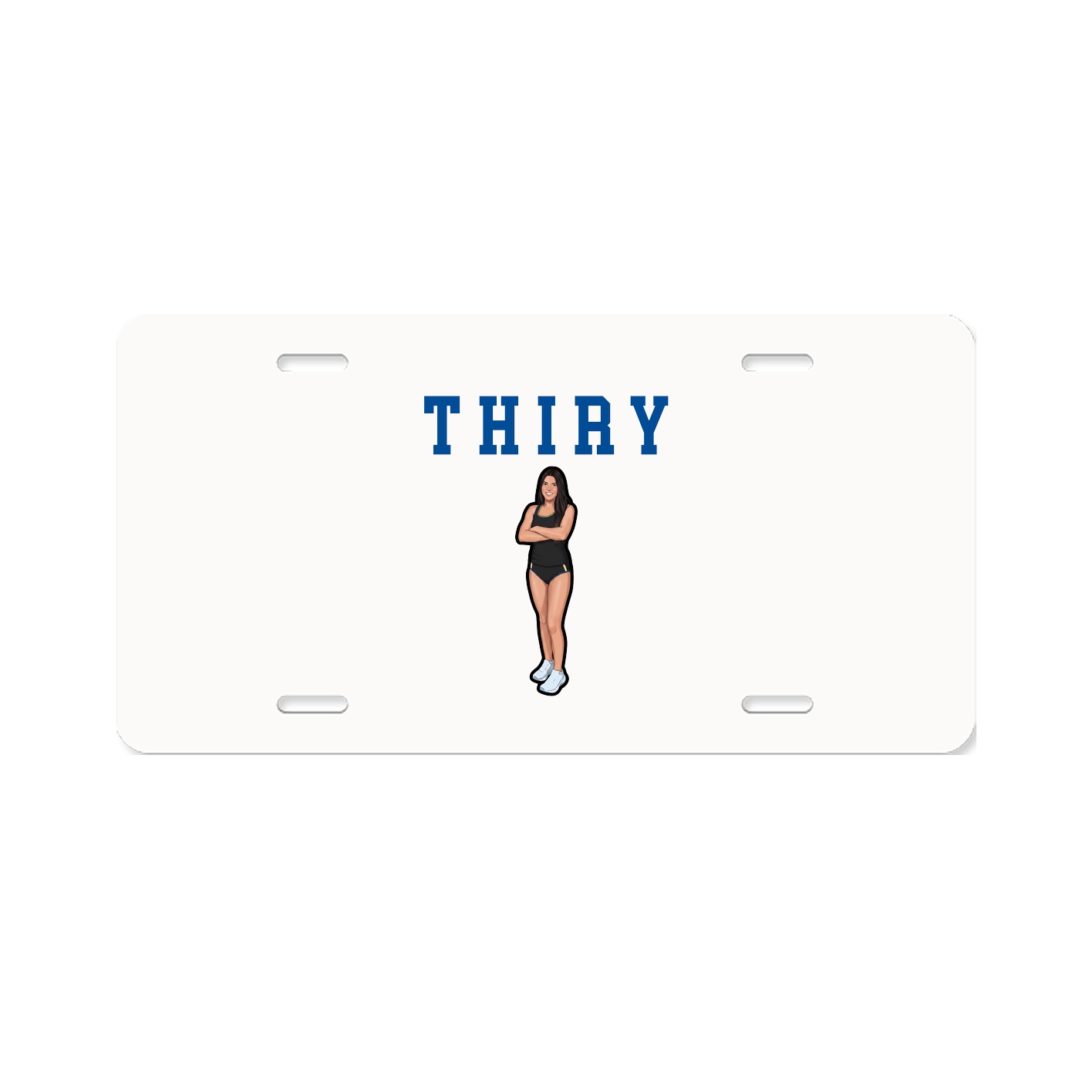 License Plate — Shirsey in Classic