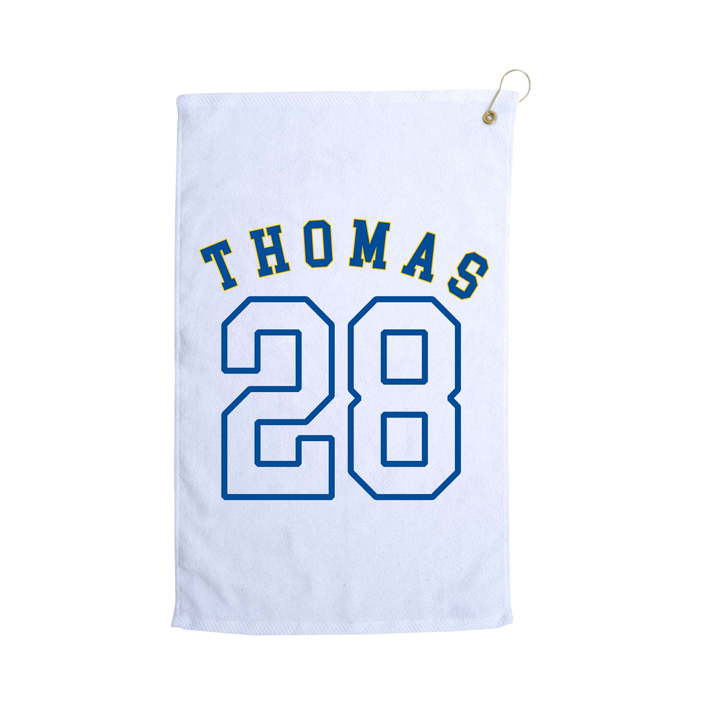 Golf Towel — Shirsey Arch in White