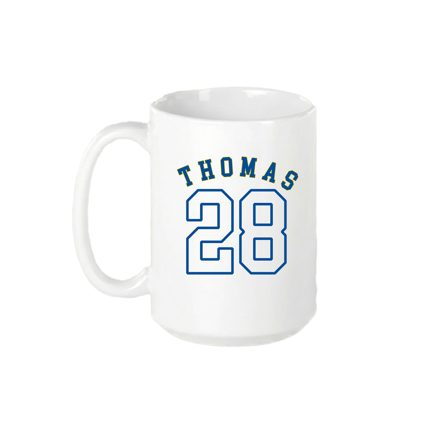 15oz Coffee Mug — Shirsey Arch in White
