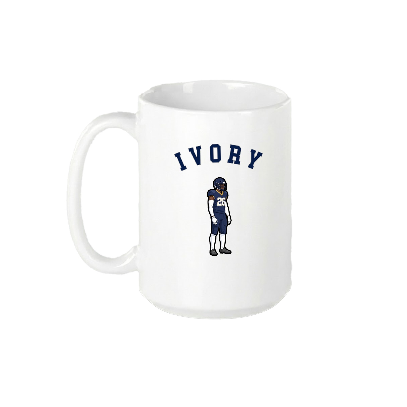 15oz Coffee Mug — Shirsey Arch in White
