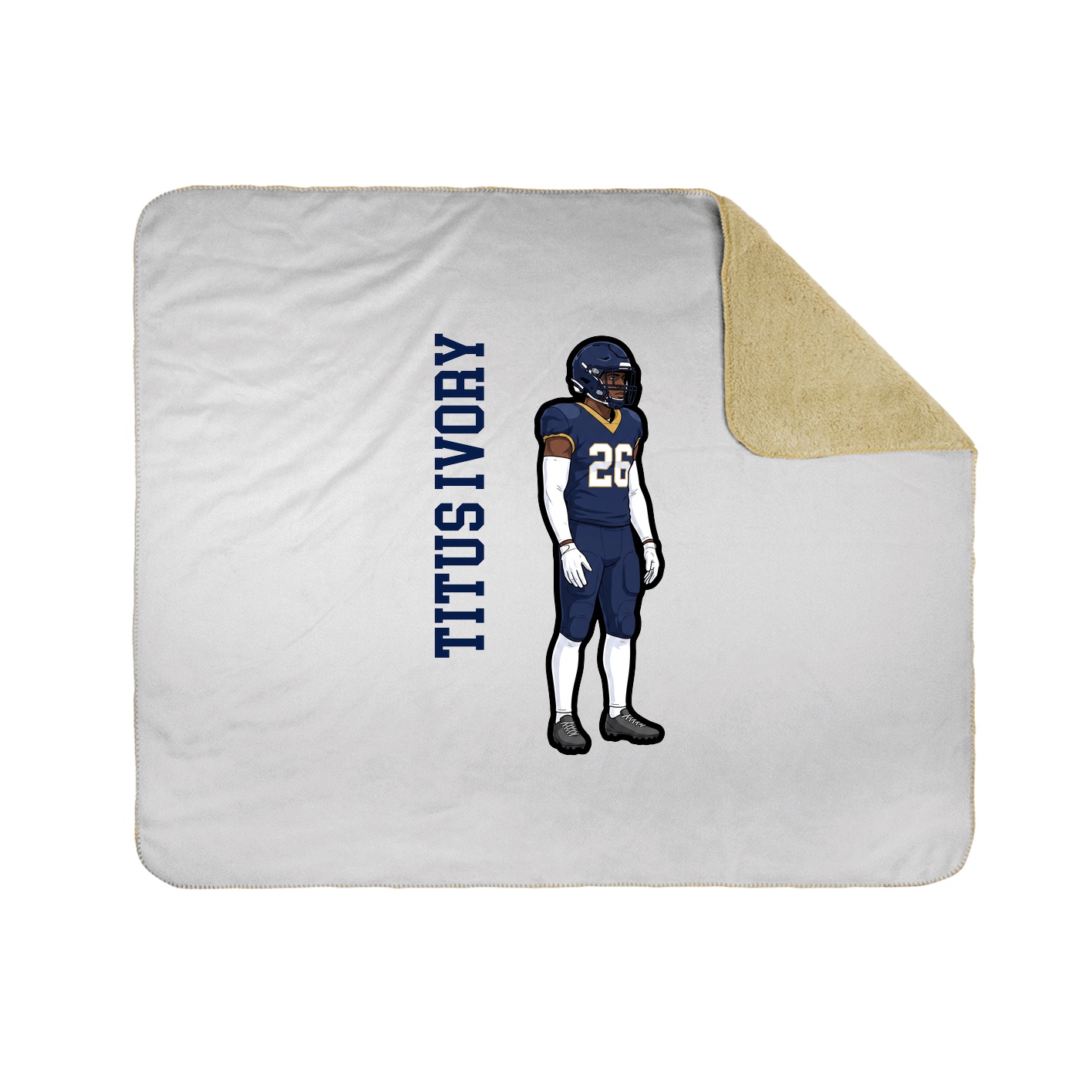 50x60 Sherpa Lined Throw Blanket