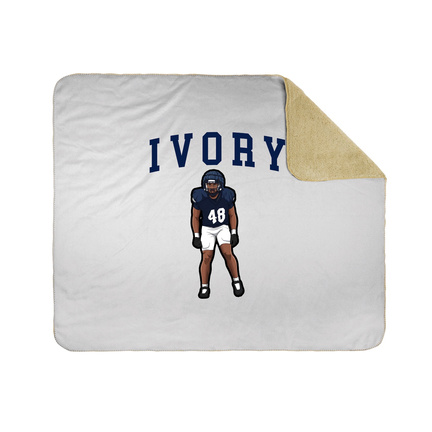 Throw Blanket — Shirsey in White