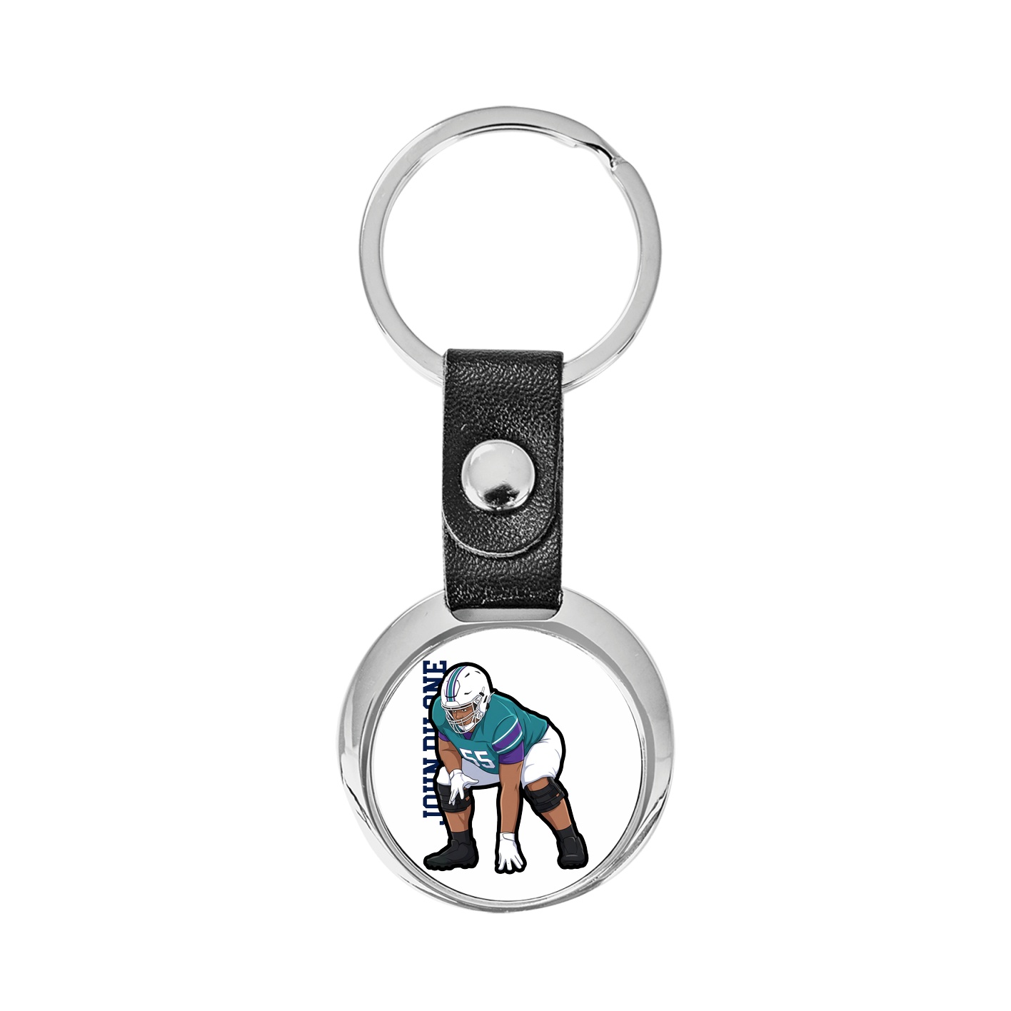 Key Chain — Name Vertical in Classic