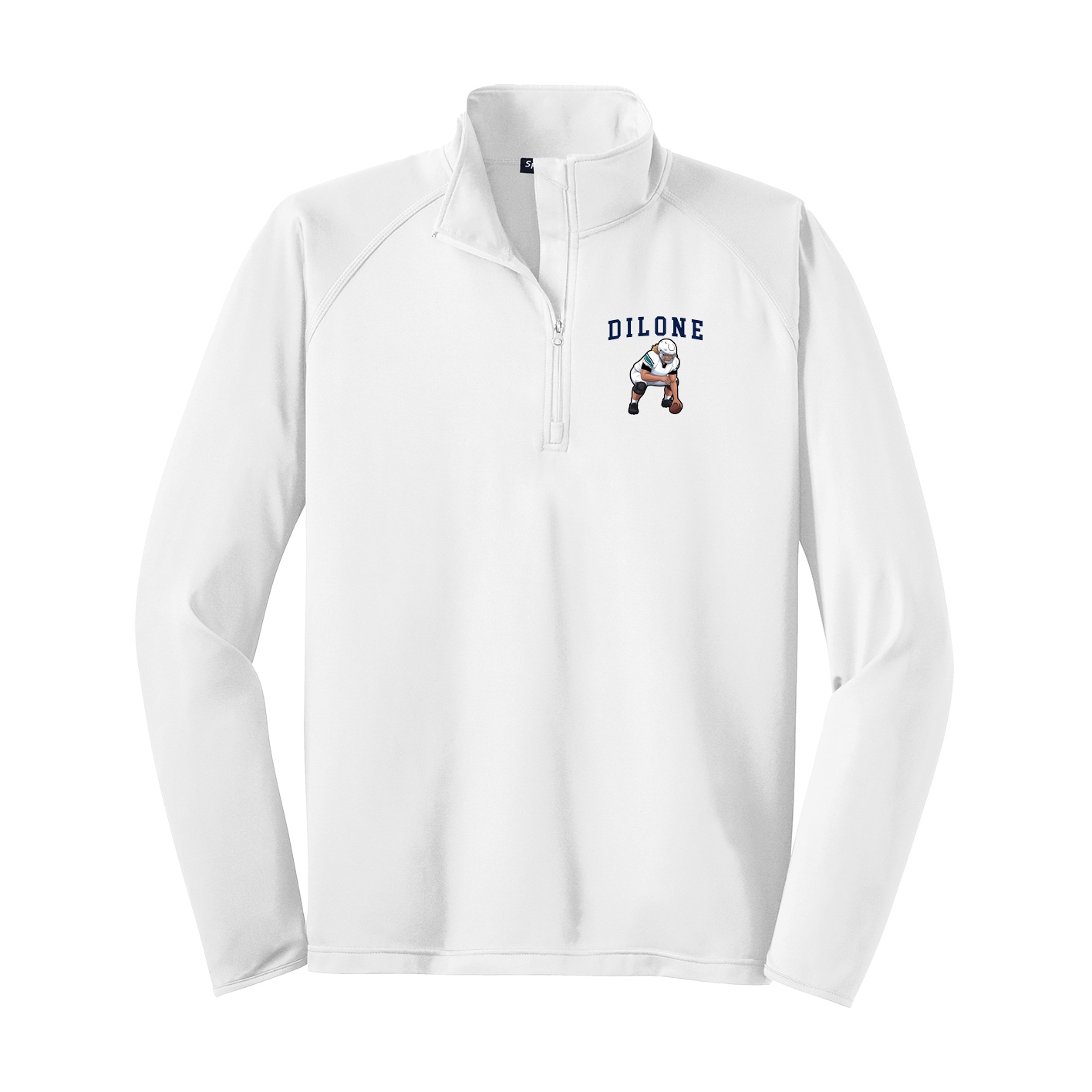 Q-Zip Pullover — Shirsey in White