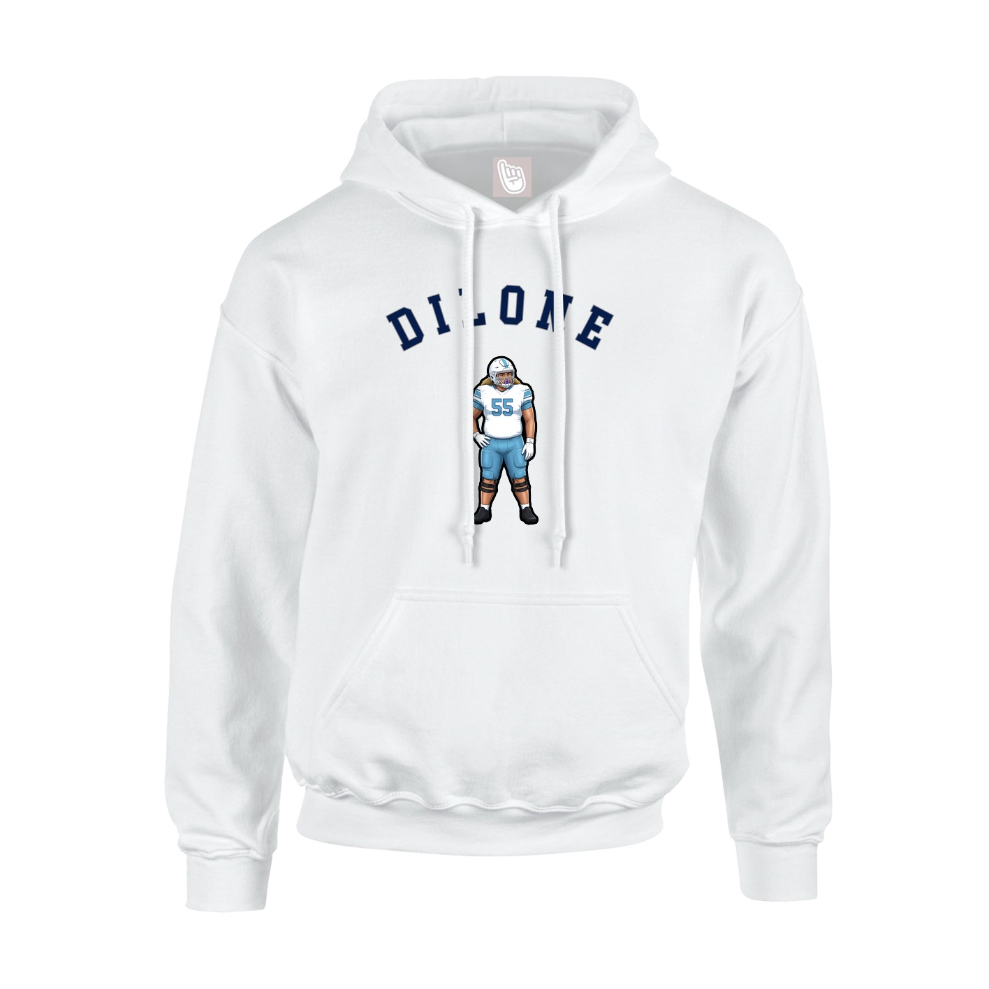 Youth Hoodie — Shirsey Arch in White