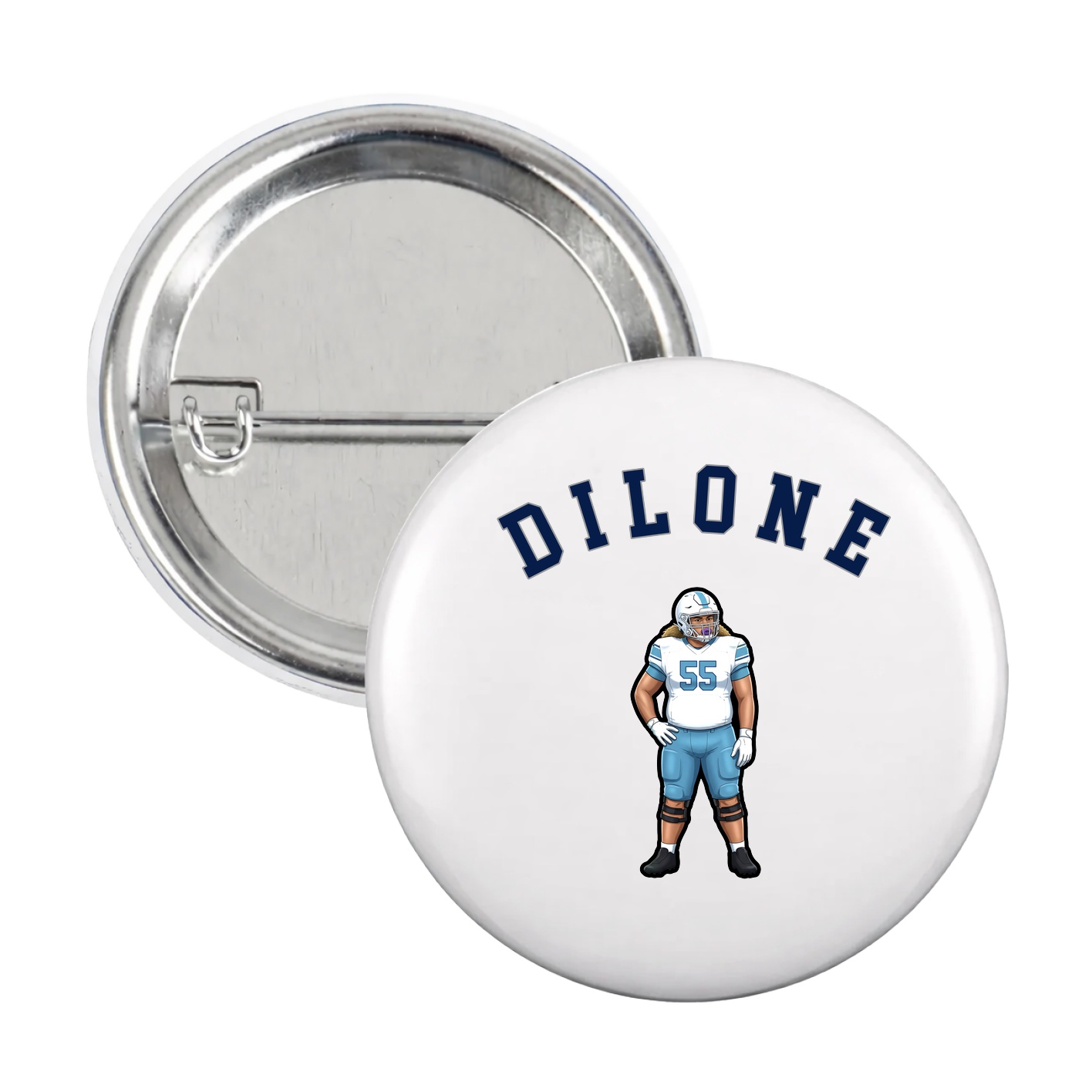 Game Day Button — Shirsey Arch in White