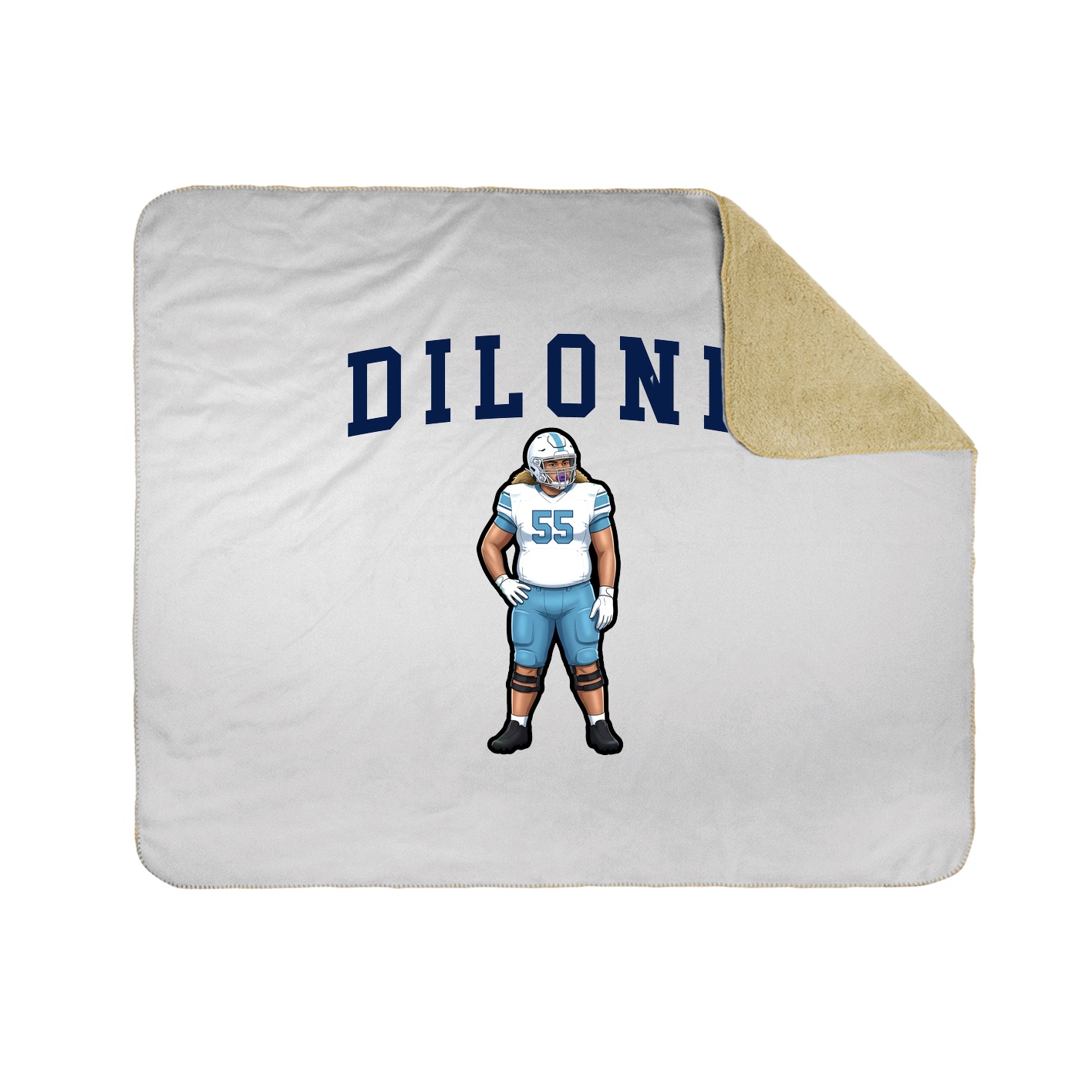 Throw Blanket — Shirsey in White