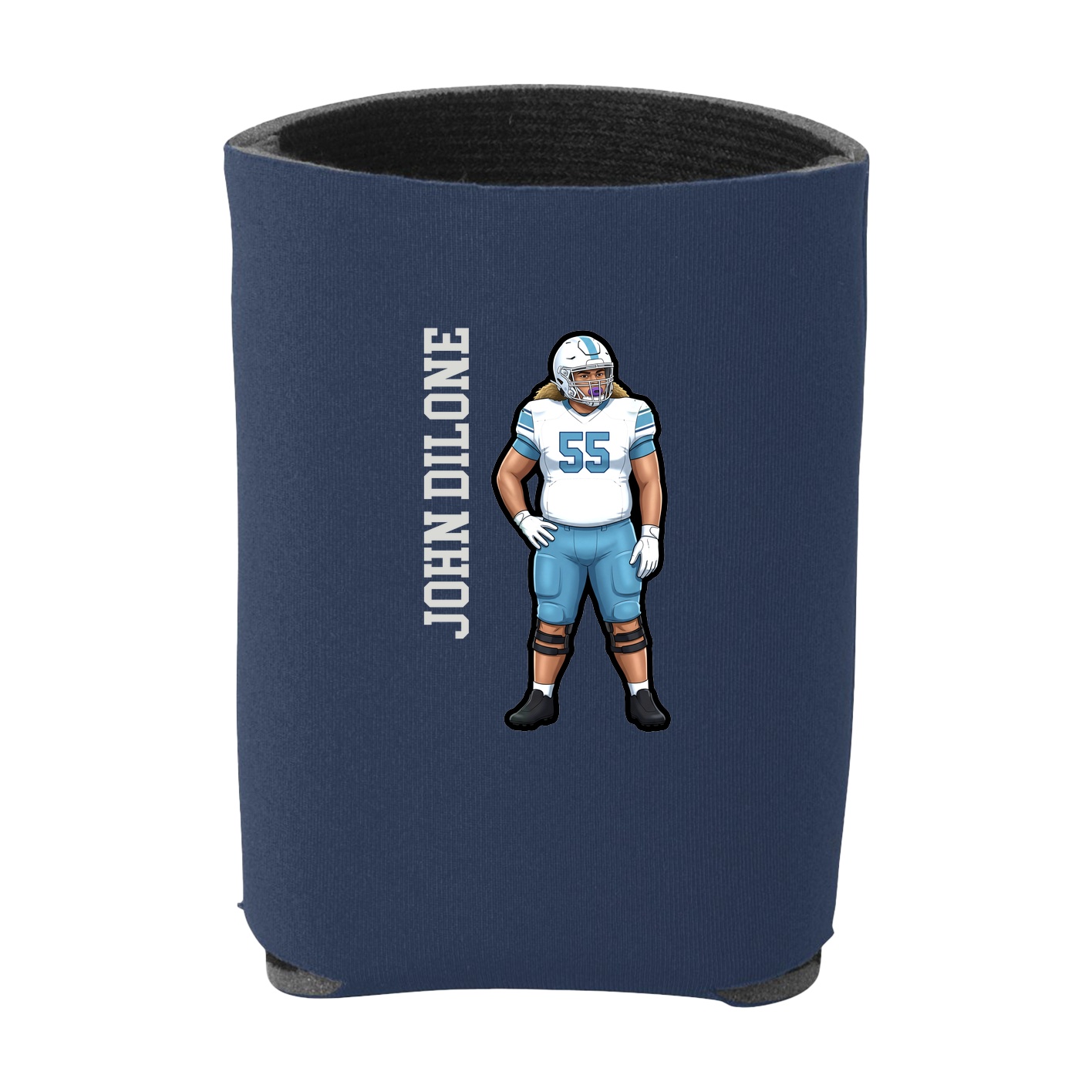 Can Holder — Name Vertical in Navy