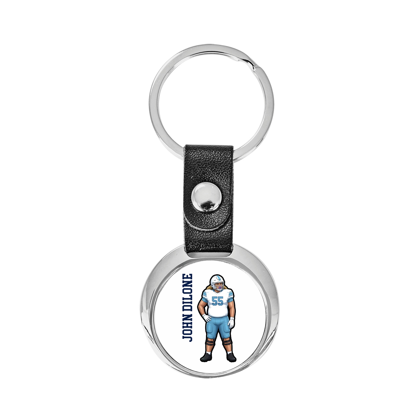 Key Chain — Name Vertical in Classic
