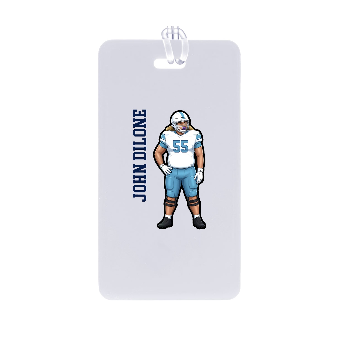 Bag Tag — Name Vertical in Classic