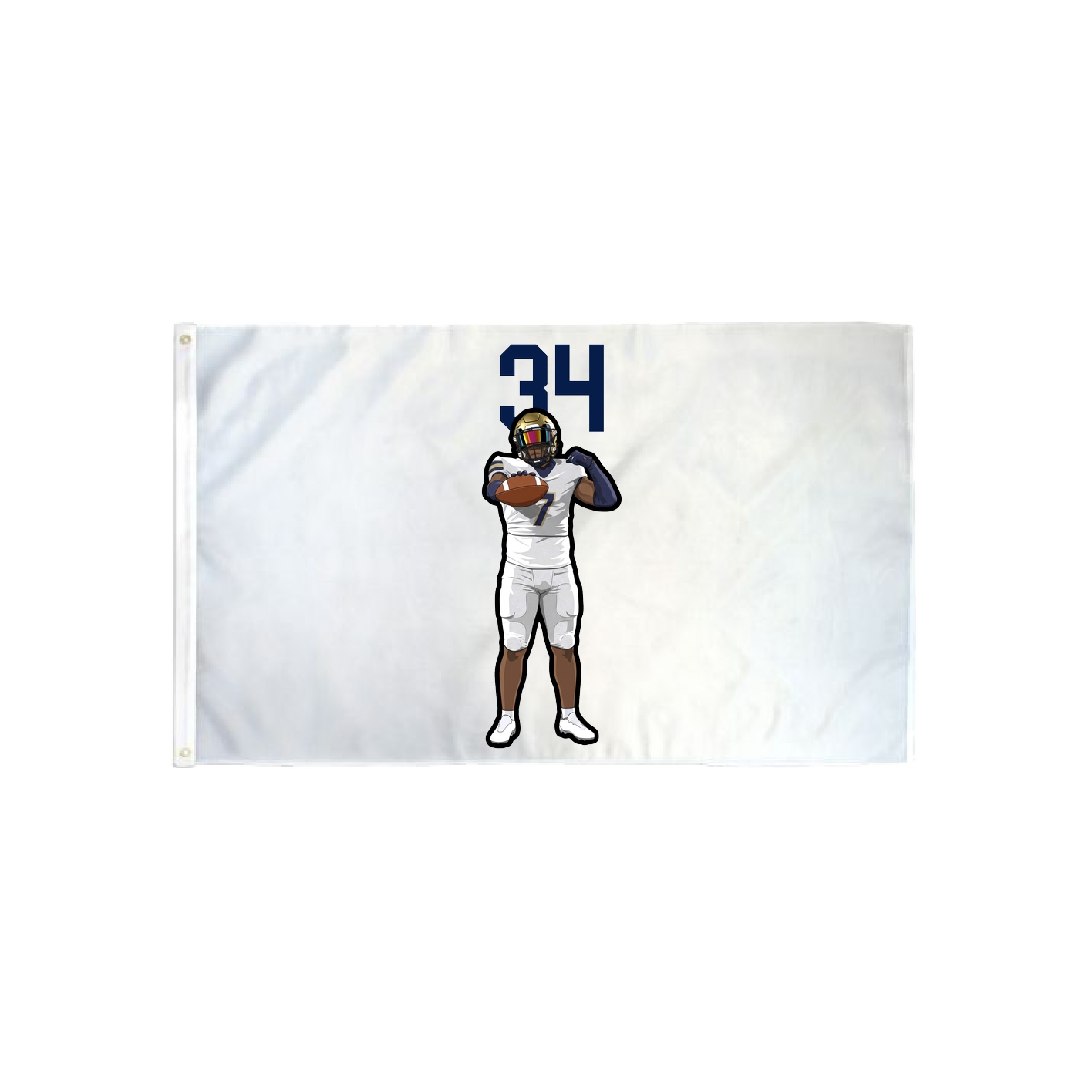 3x5 Flag — Number Top in Classic