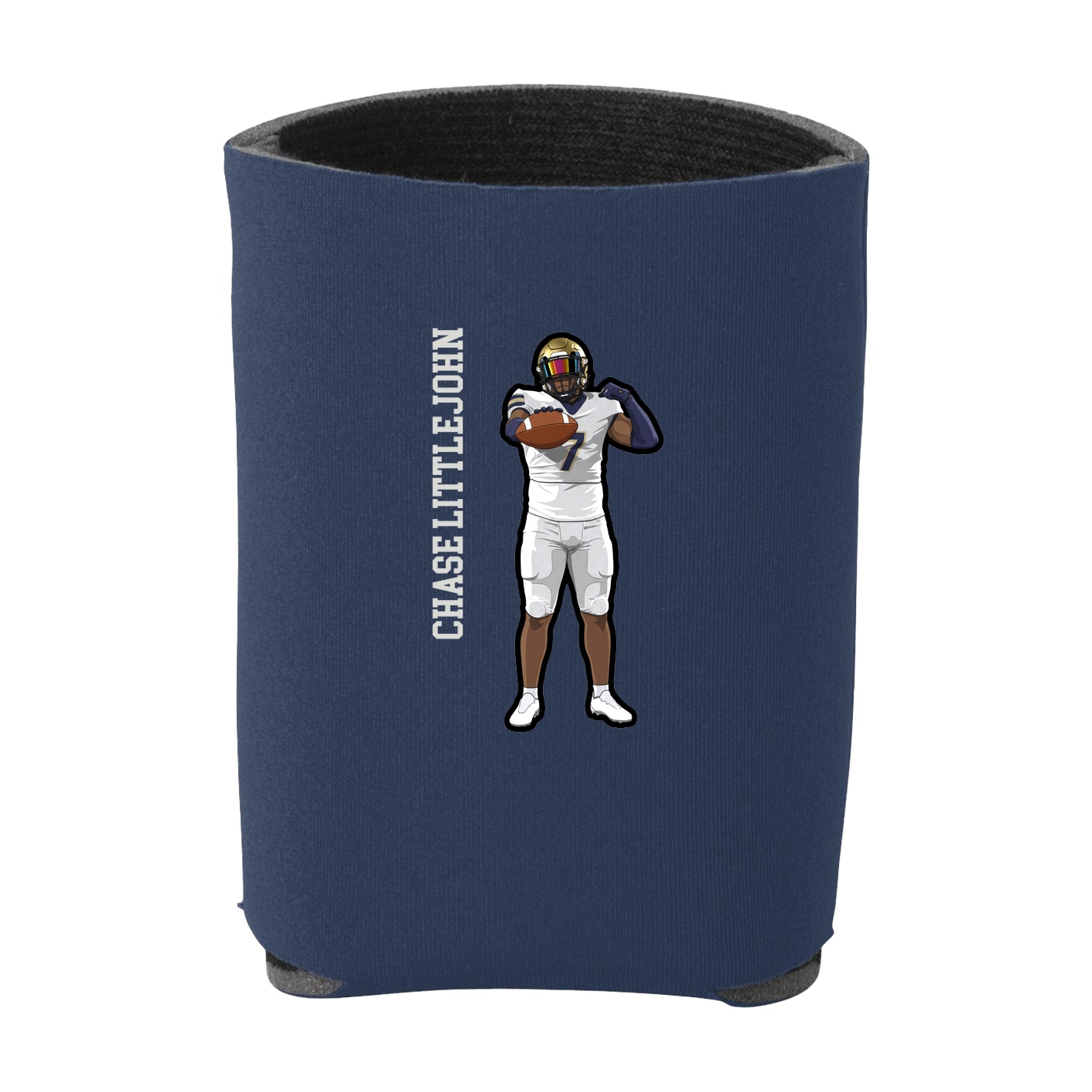 Can Holder — Name Vertical in Navy