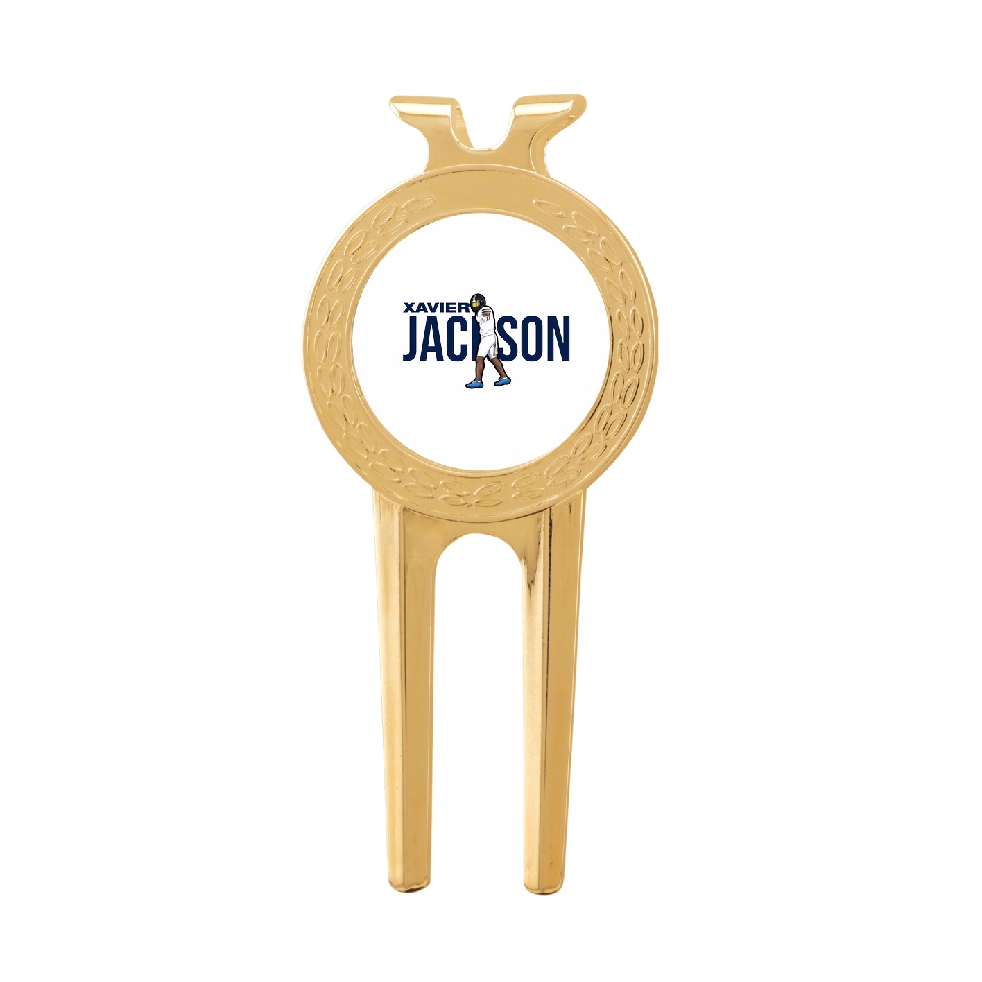 Divot Tool with Ball Marker — Player Name in Classic