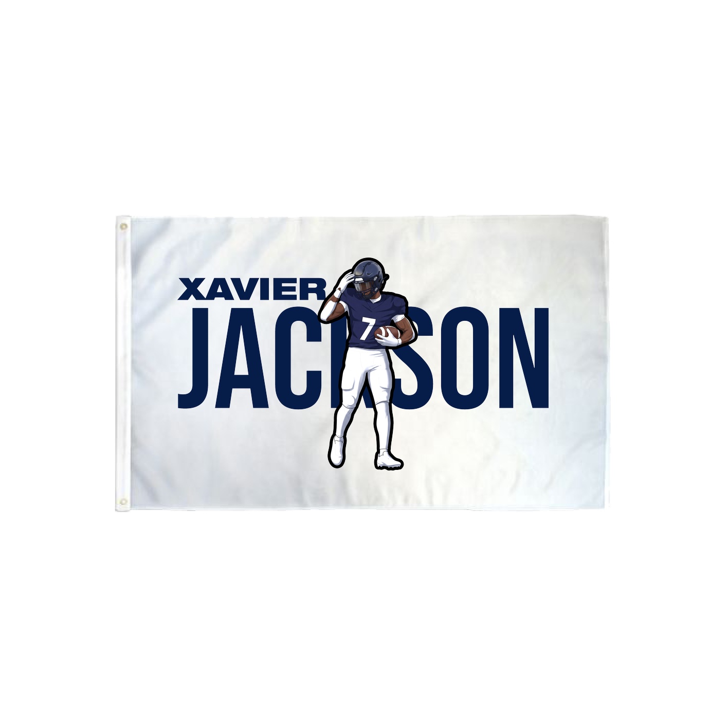 3x5 Flag — Player Name in Classic