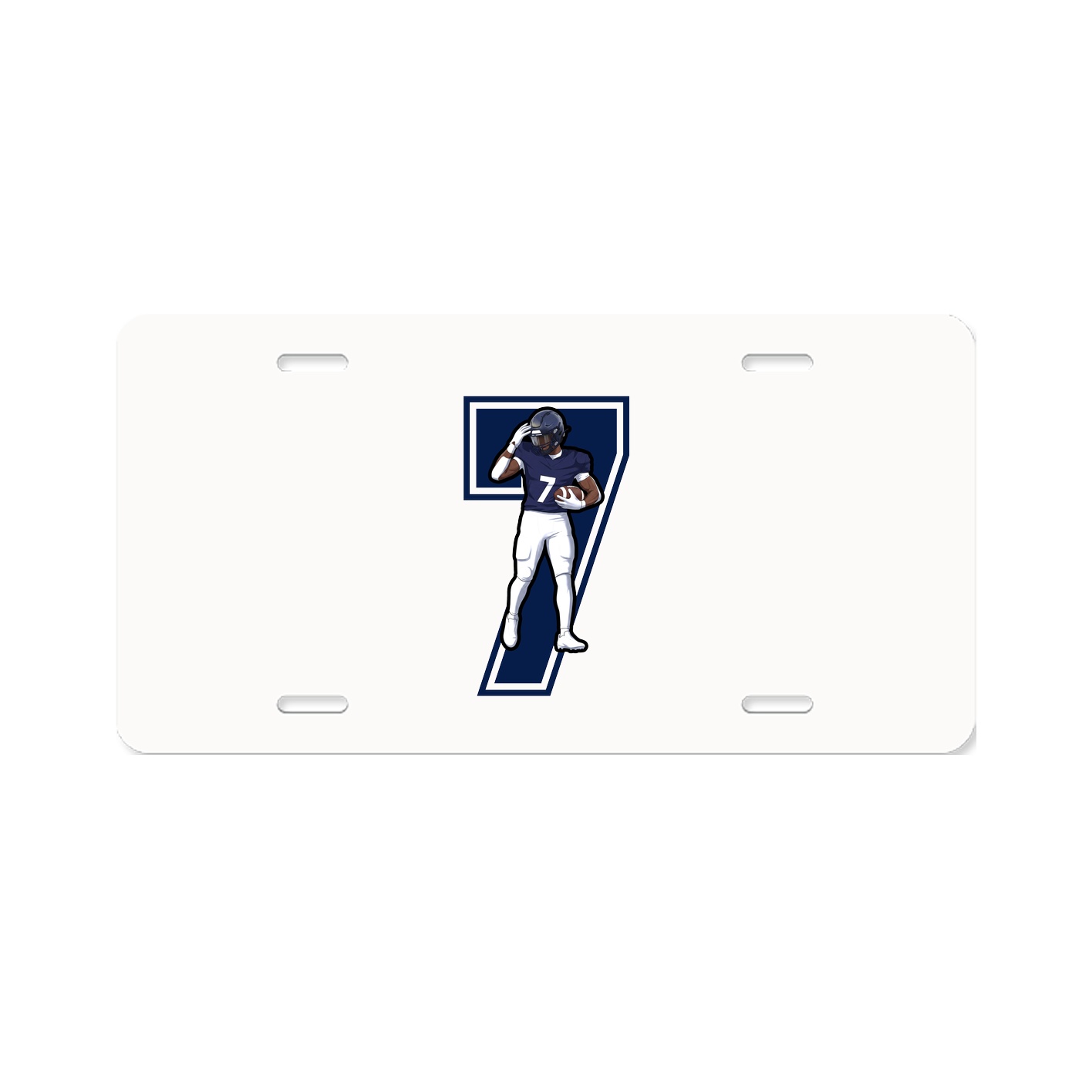 License Plate — Number in Classic