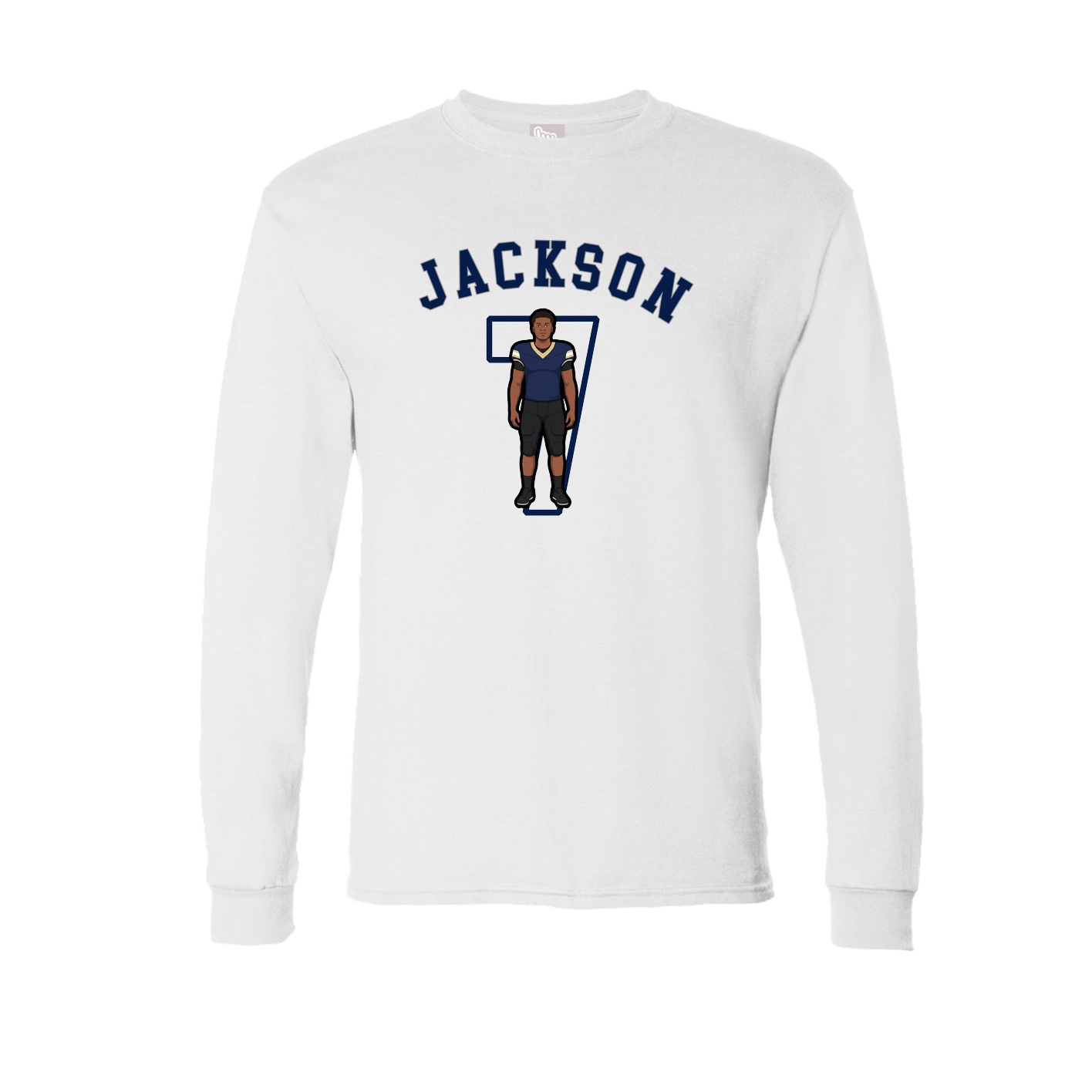 Long Sleeve Tee — Shirsey Arch in White