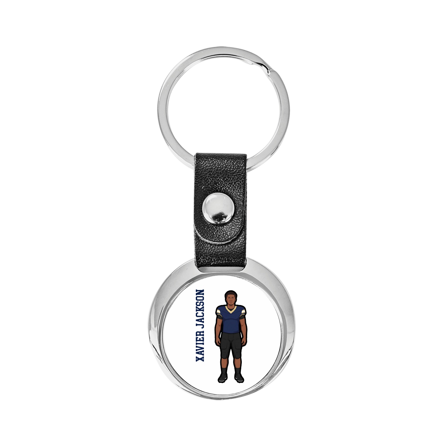 Key Chain — Name Vertical in Classic