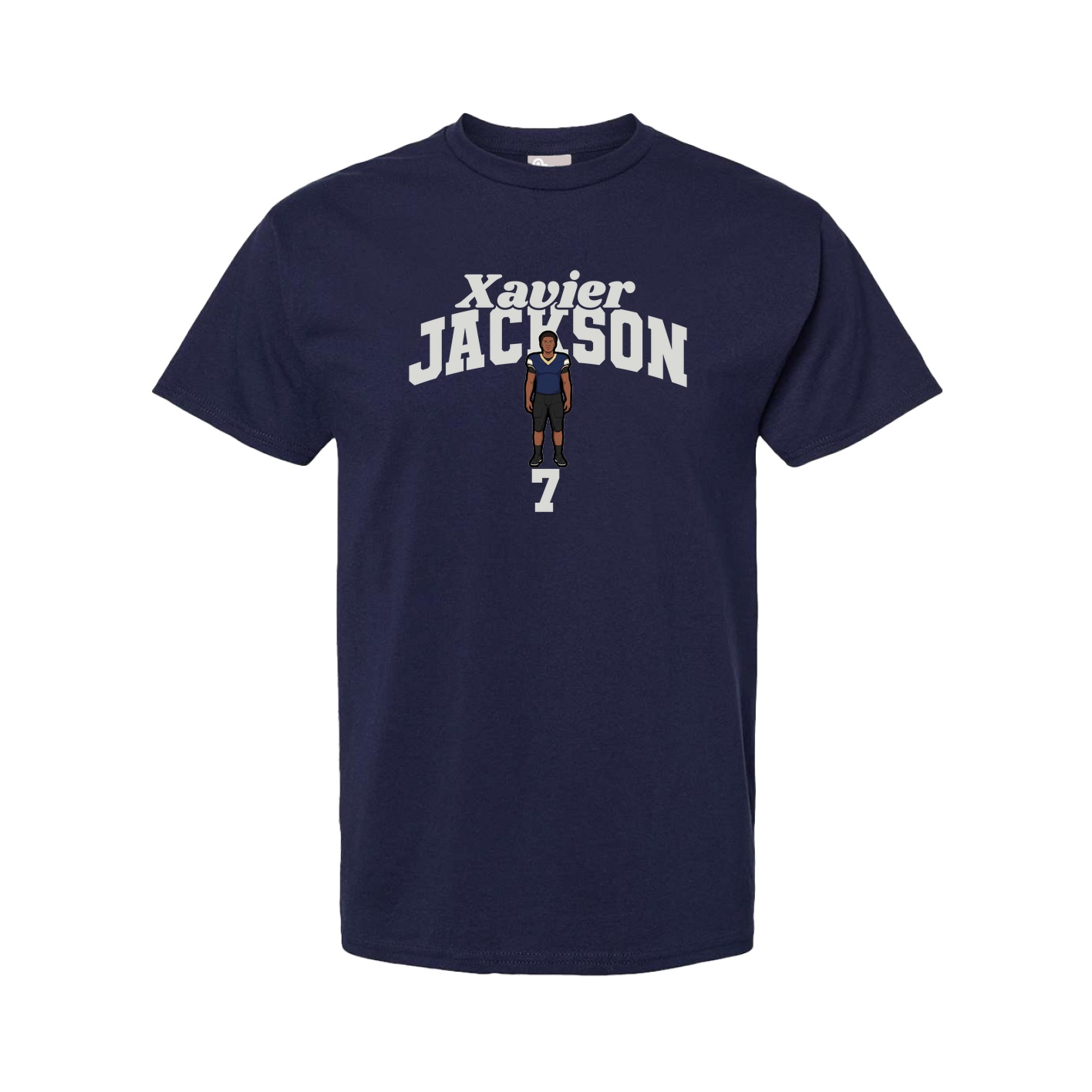 Youth Tee — Signature Arch in Navy