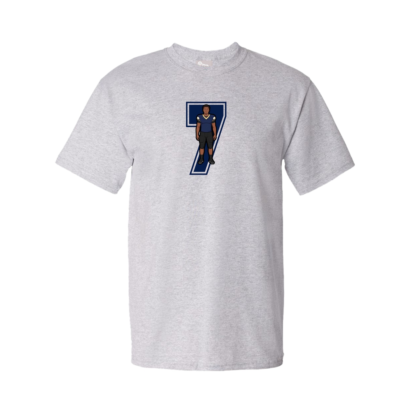 Youth Tee — Number in Grey