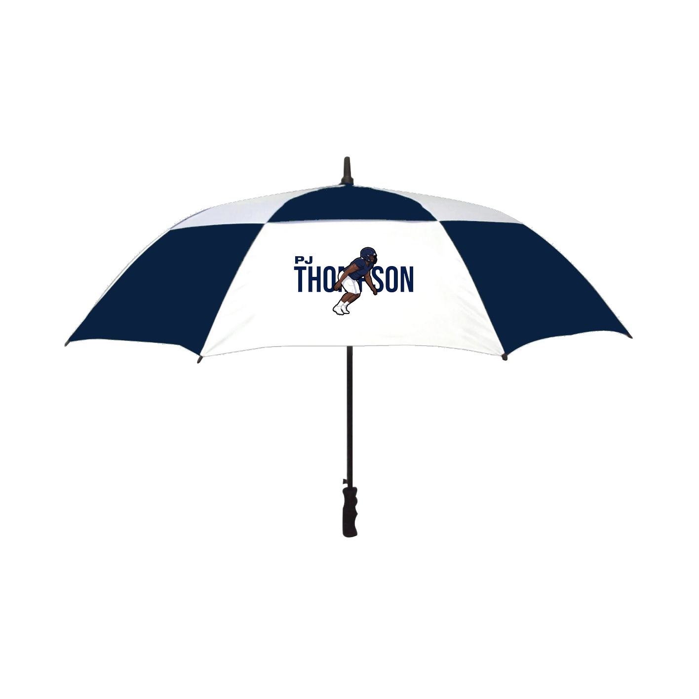Golf Umbrella — Player Name in Navy