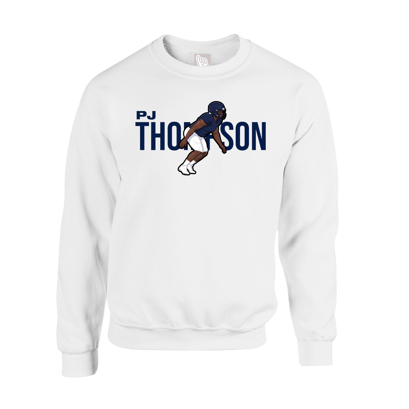 Fleece Crew — Player Name in White