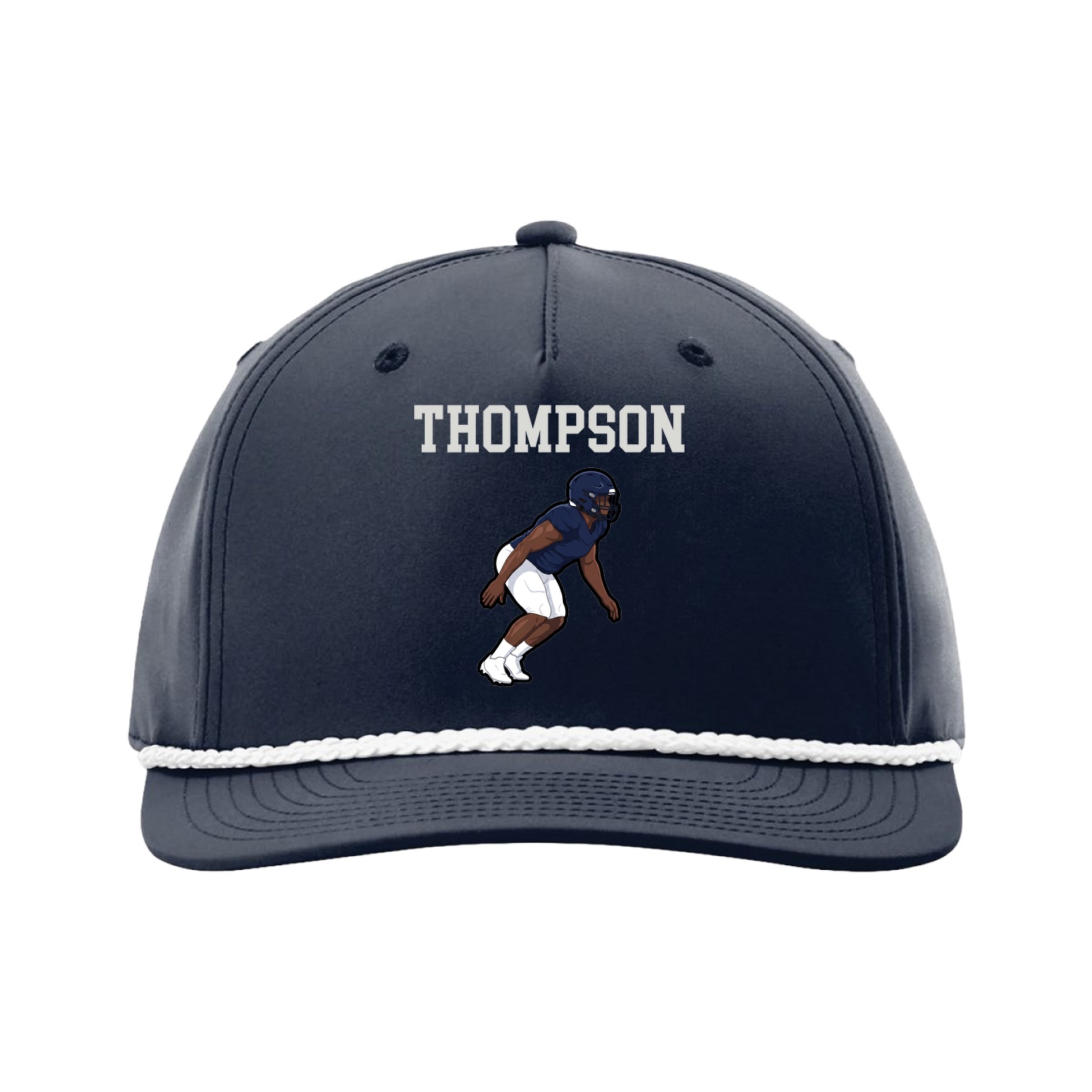 Five-Panel Classic Rope Cap — Shirsey in Navy