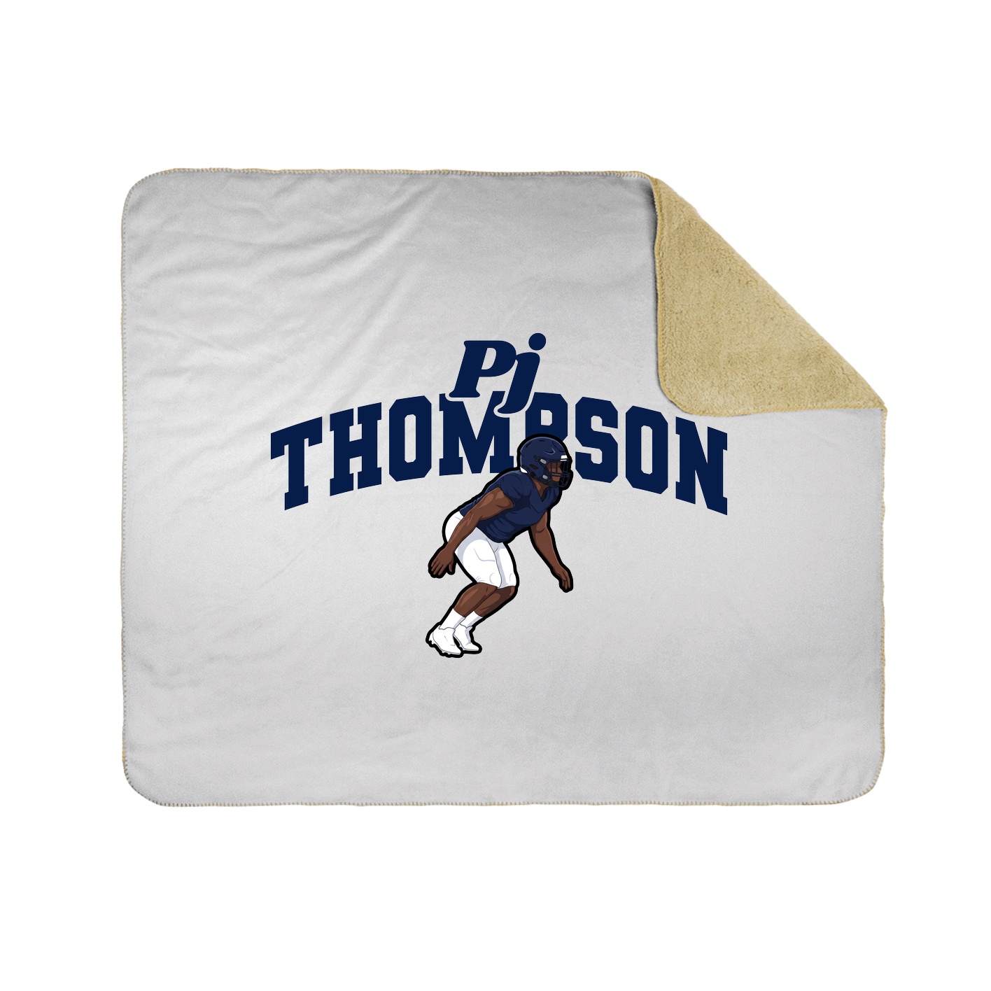 Throw Blanket — Signature Arch in White