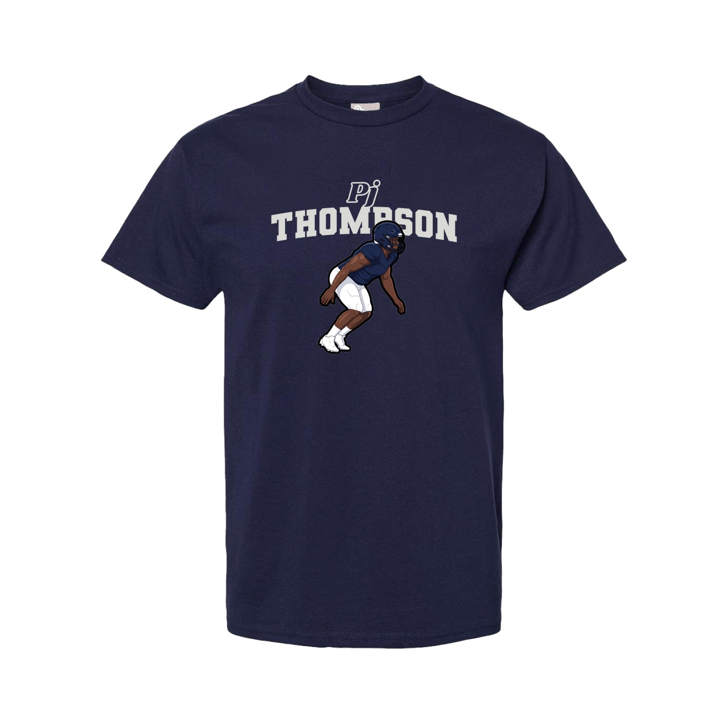 Youth Tee — Name Arch in Navy
