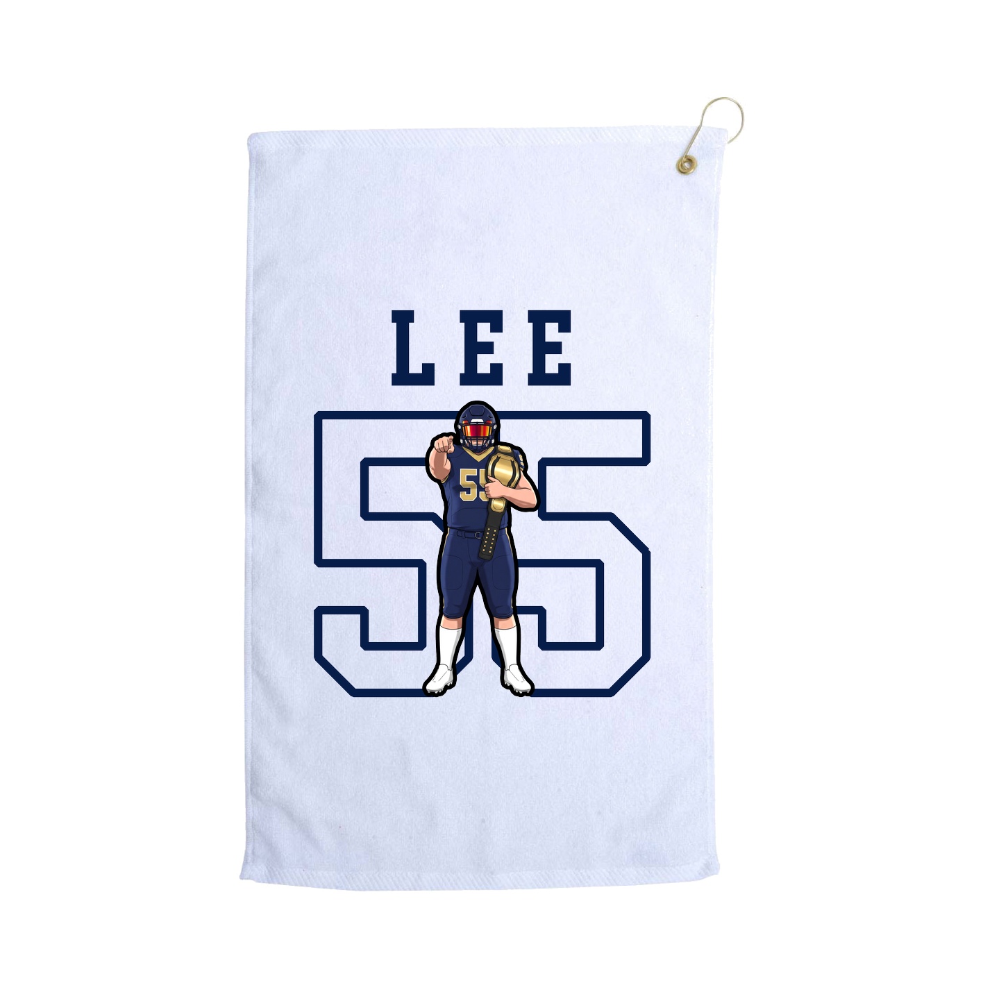 Golf Towel — Shirsey in White