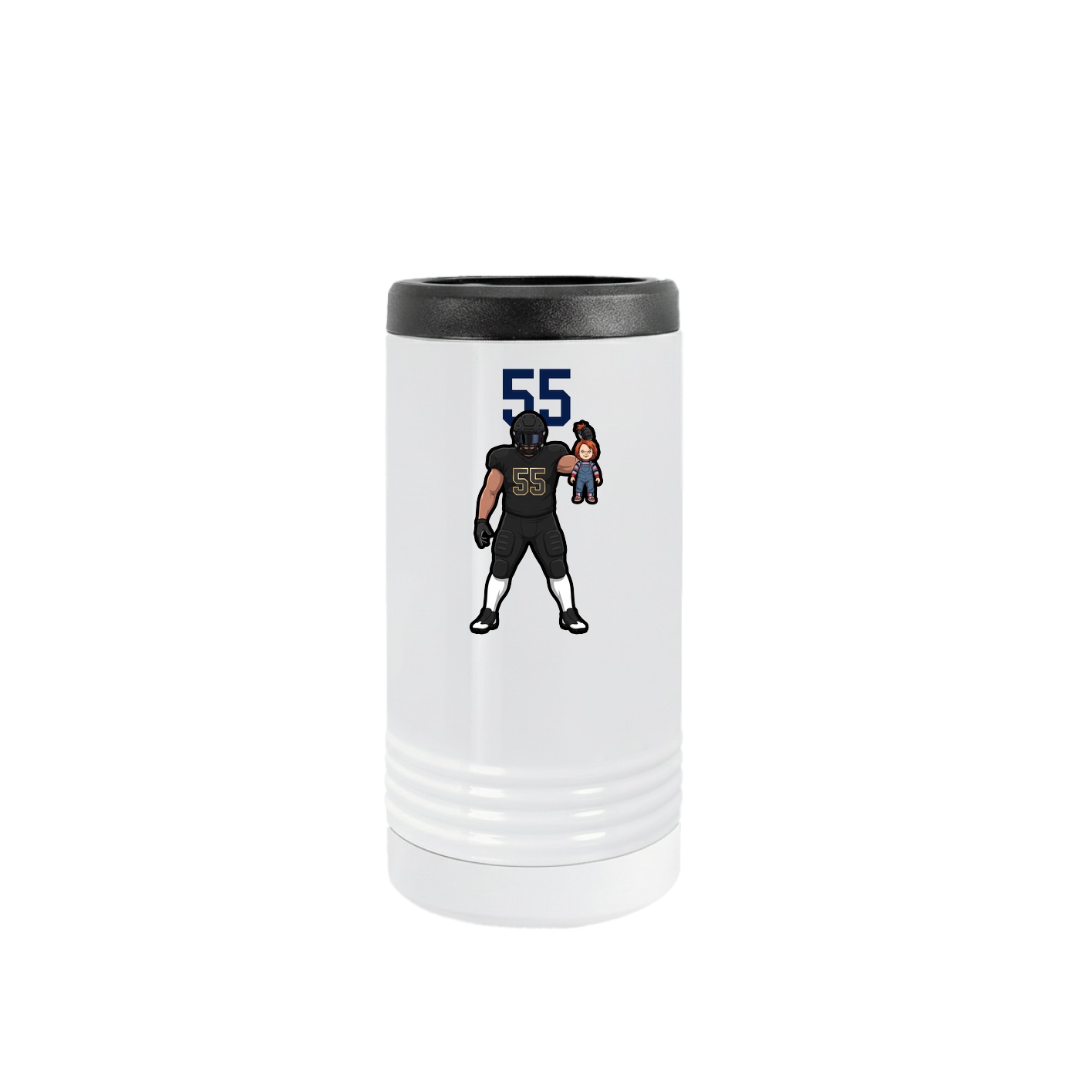 Slim Beverage Holder — Number Top in White