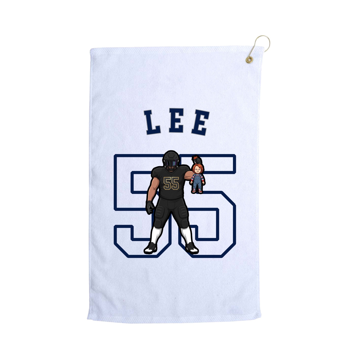 Golf Towel — Shirsey Arch in White