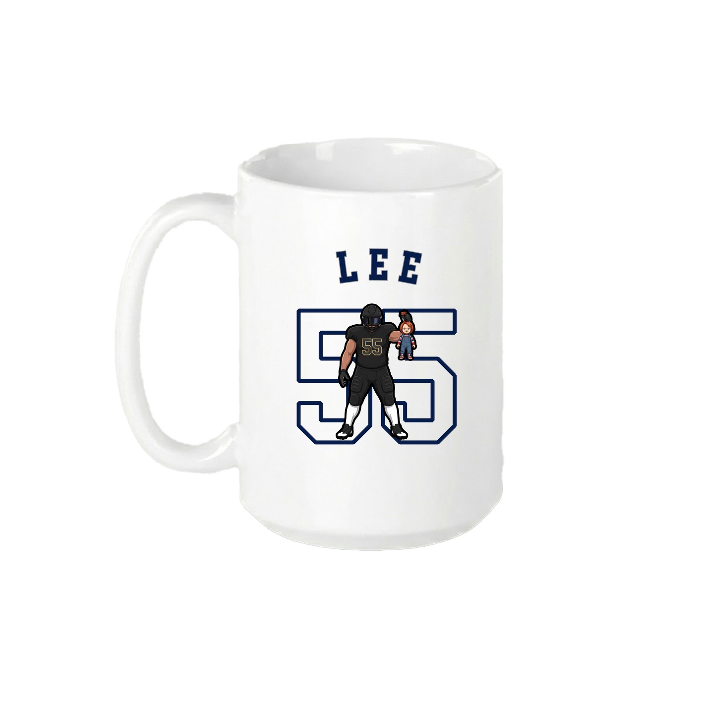 15oz Coffee Mug — Shirsey Arch in White