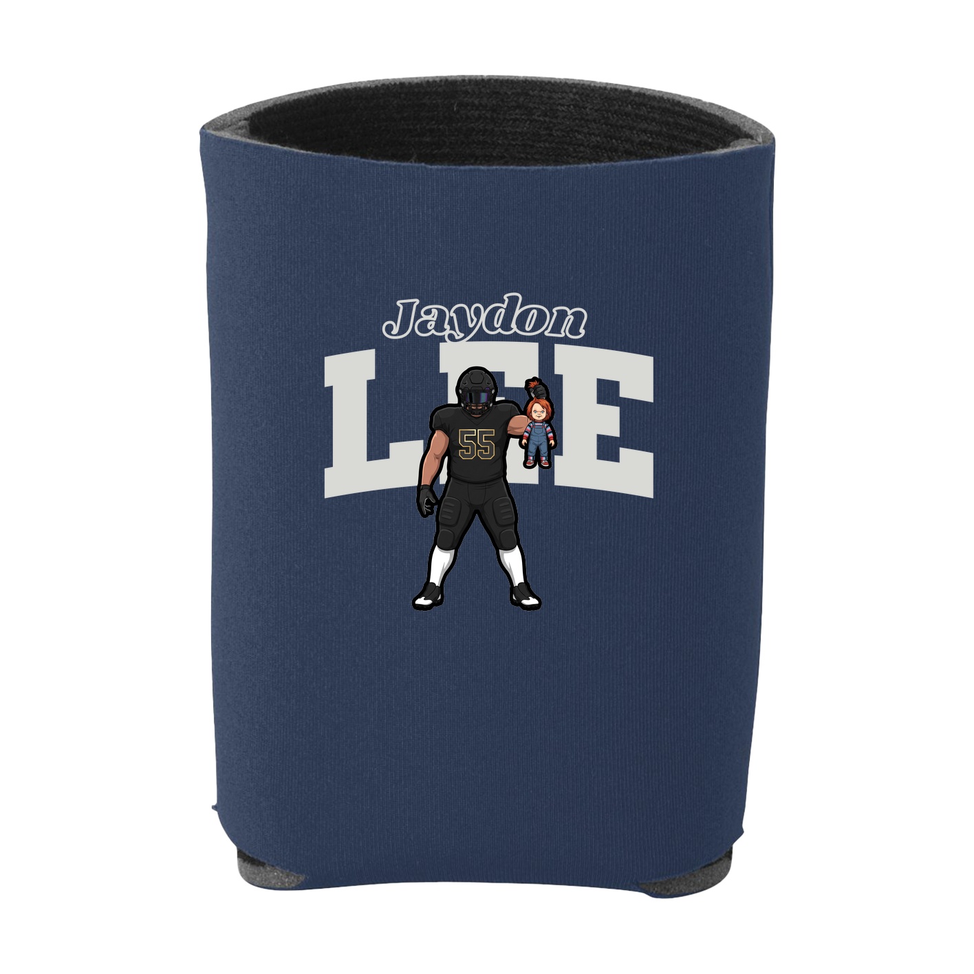 Can Holder — Name Arch in Navy