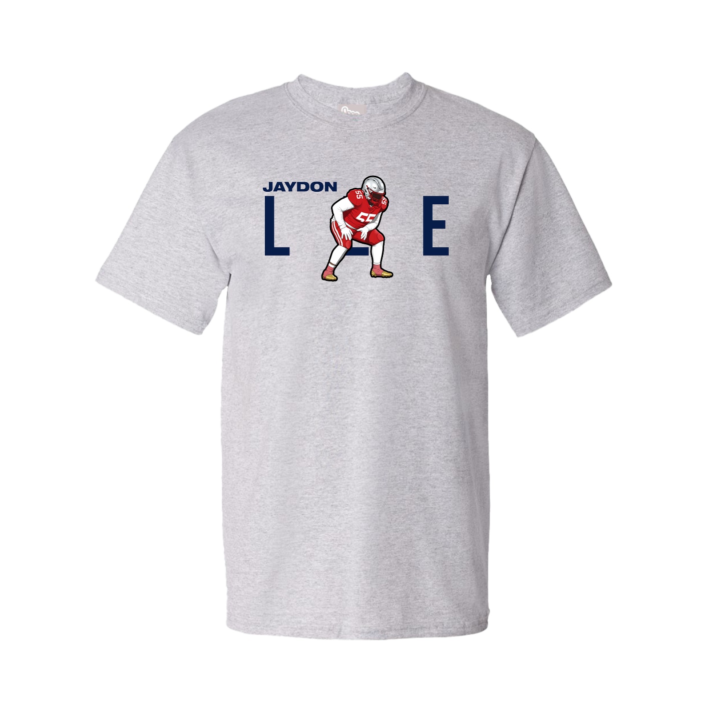 Youth Tee — Player Name in Grey