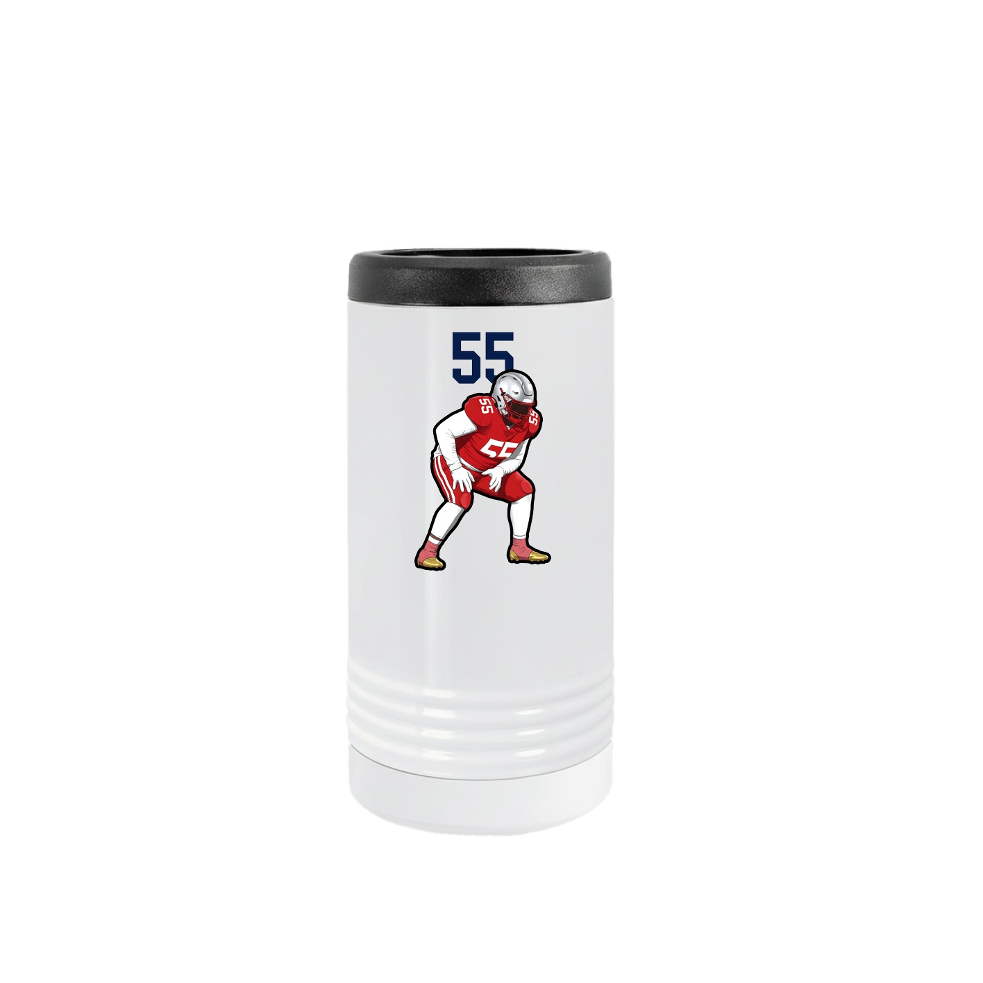 Slim Beverage Holder — Number Top in White