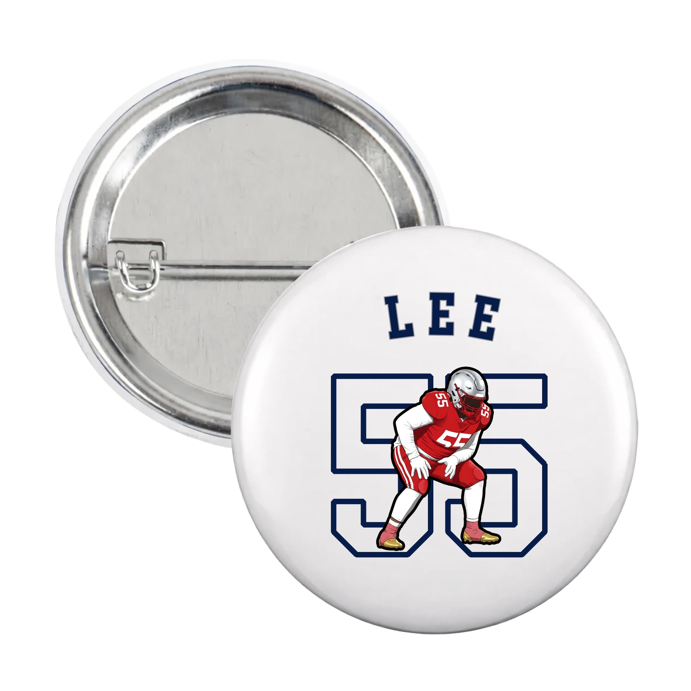 Game Day Button — Shirsey Arch in White