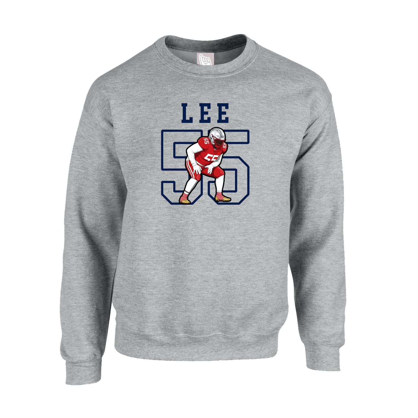Fleece Crew — Shirsey in Grey