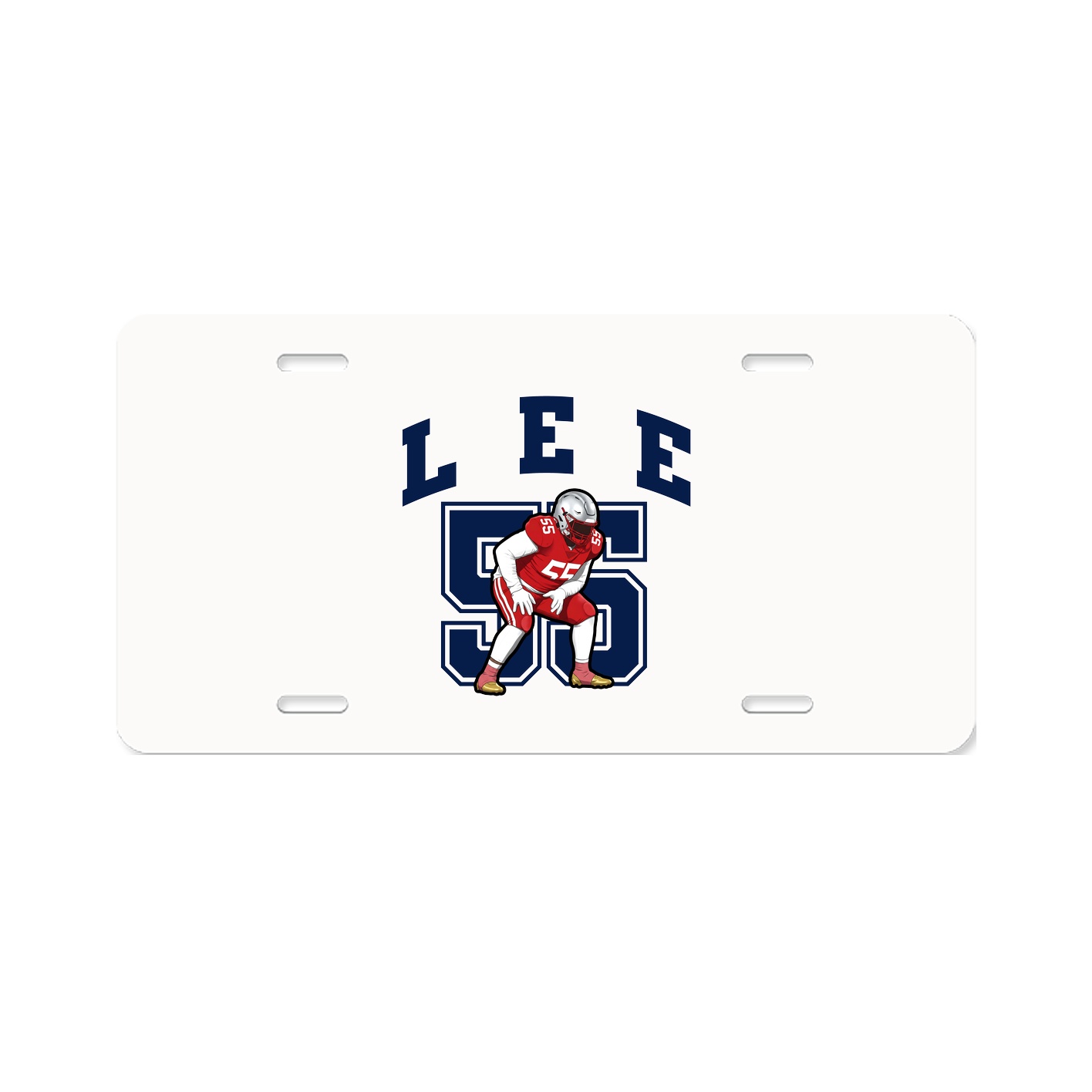 License Plate — Number in Classic