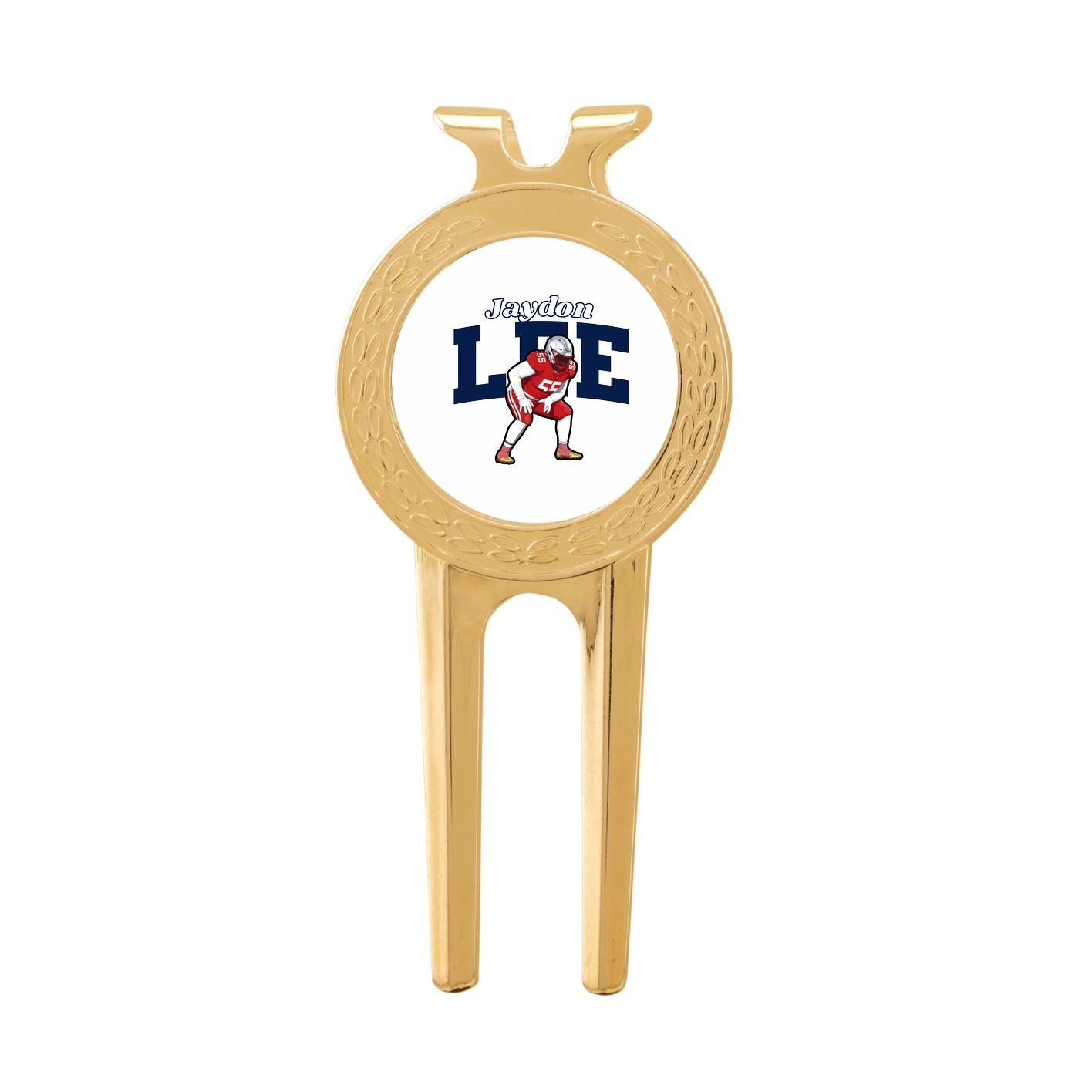 Divot Tool with Ball Marker — Name Arch in Classic