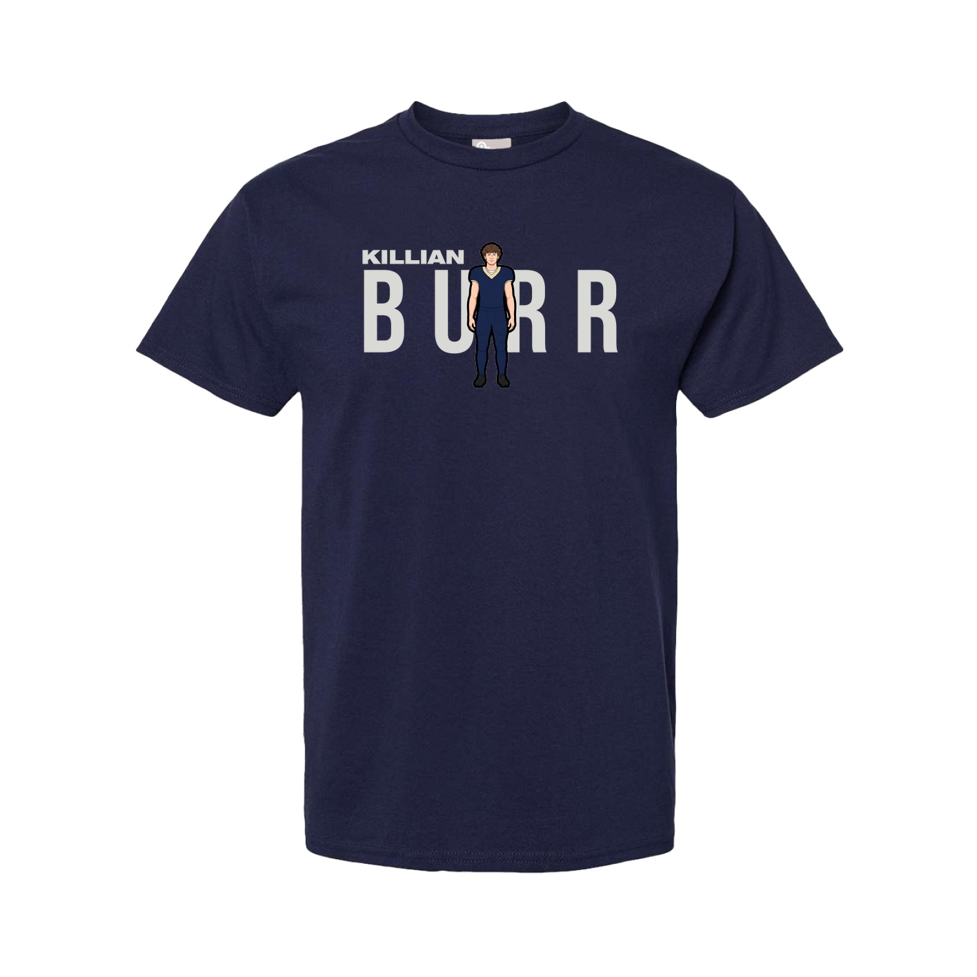Tee — Player Name in Navy