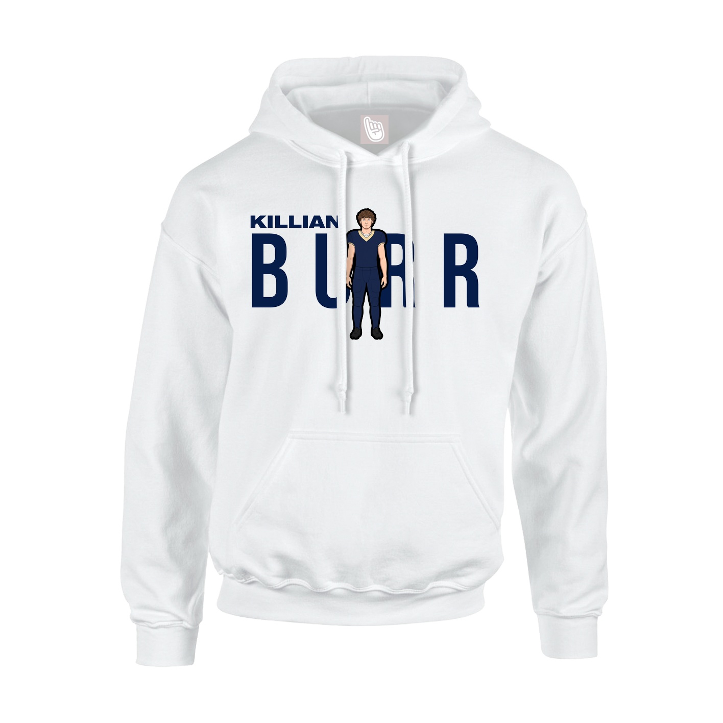 Hoodie — Player Name in White