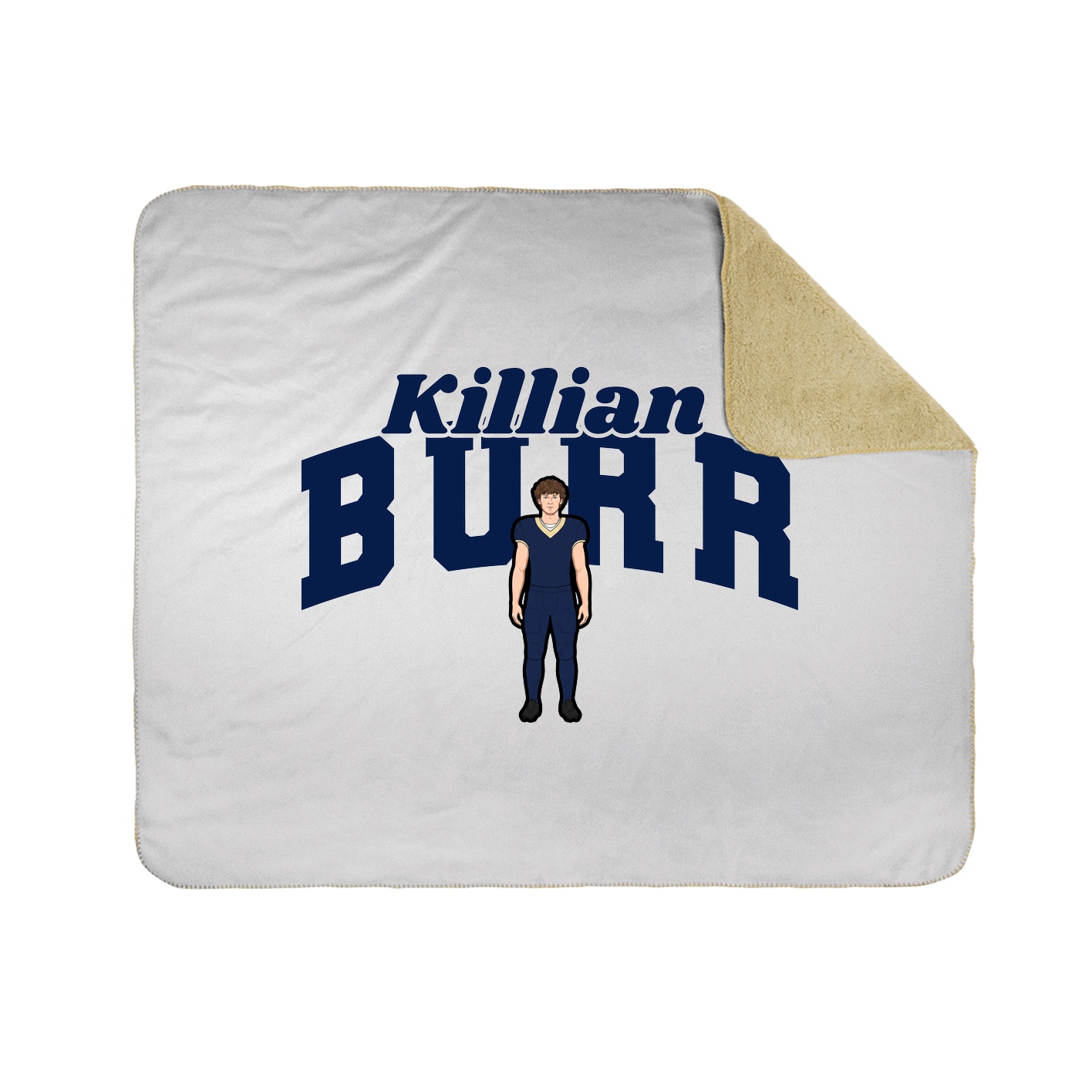 Throw Blanket — Signature Arch in White