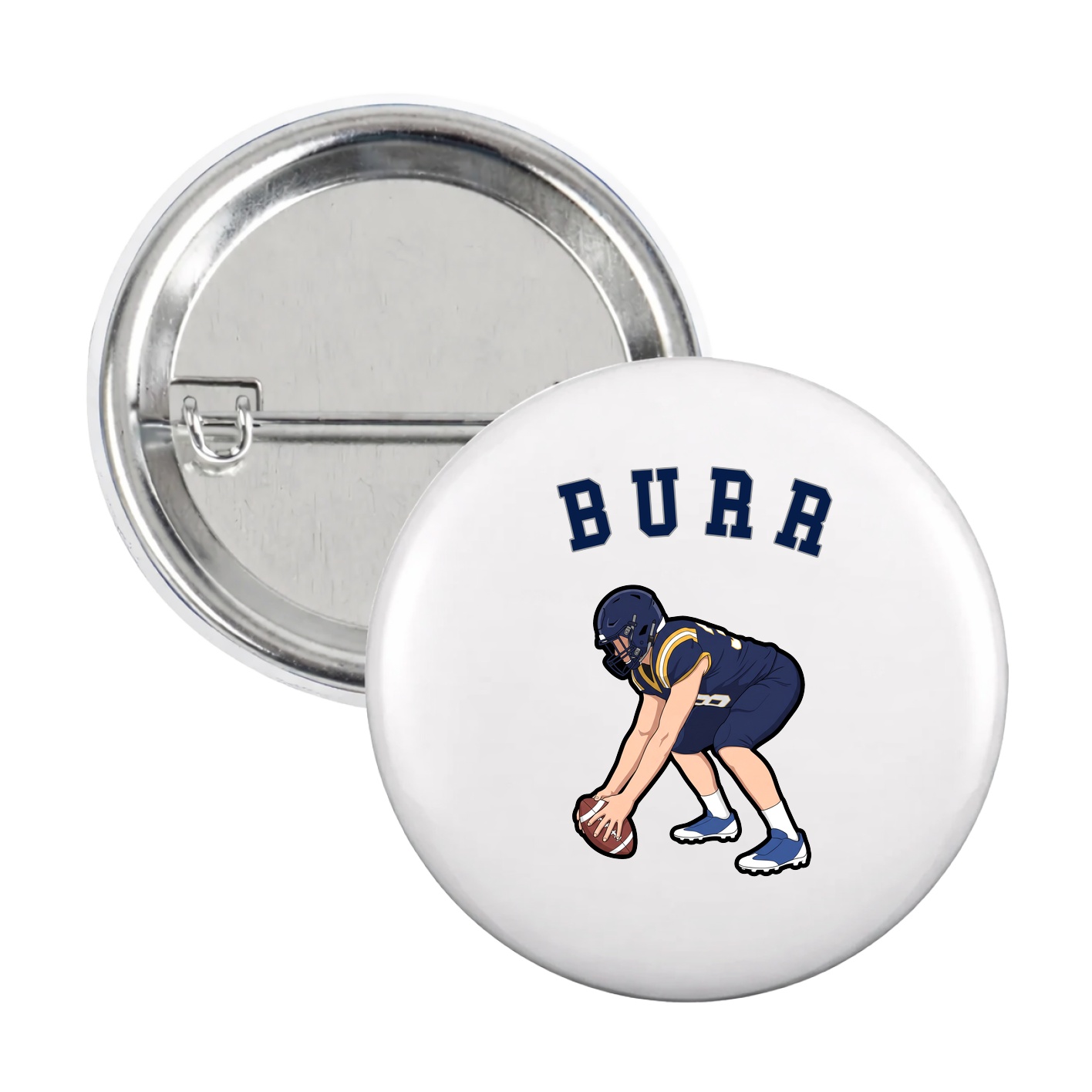 Game Day Button — Shirsey Arch in White