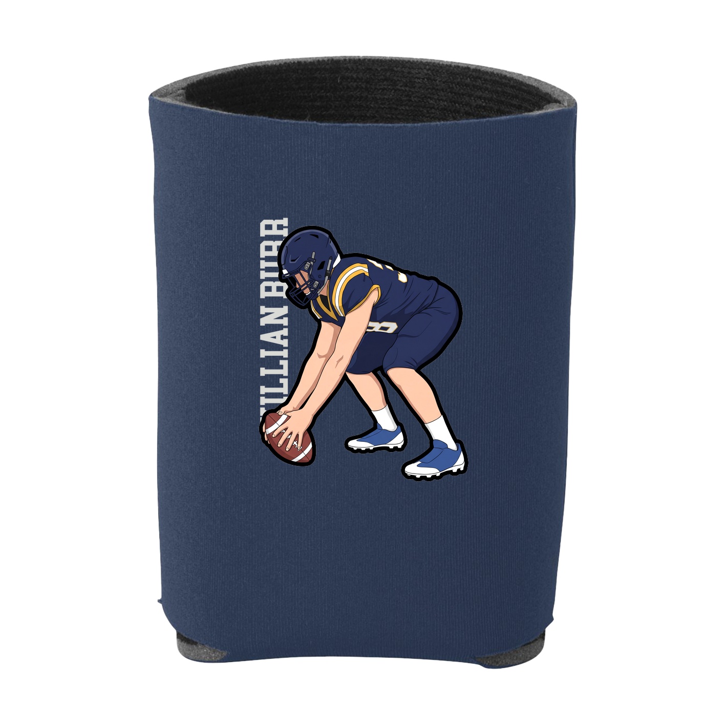 Can Holder — Name Vertical in Navy